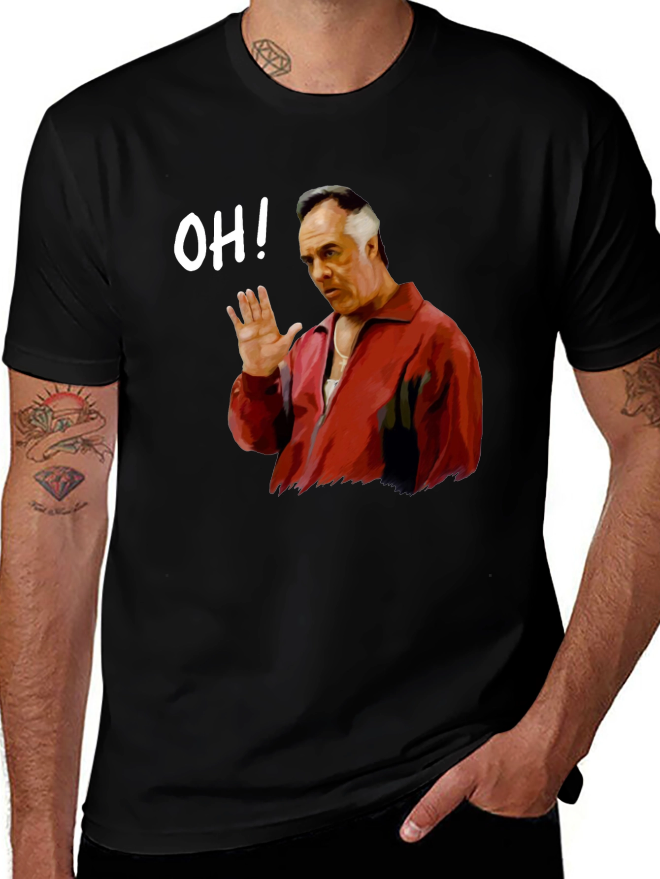 Paulie Walnuts 'OH!' T-Shirt - The Sopranos