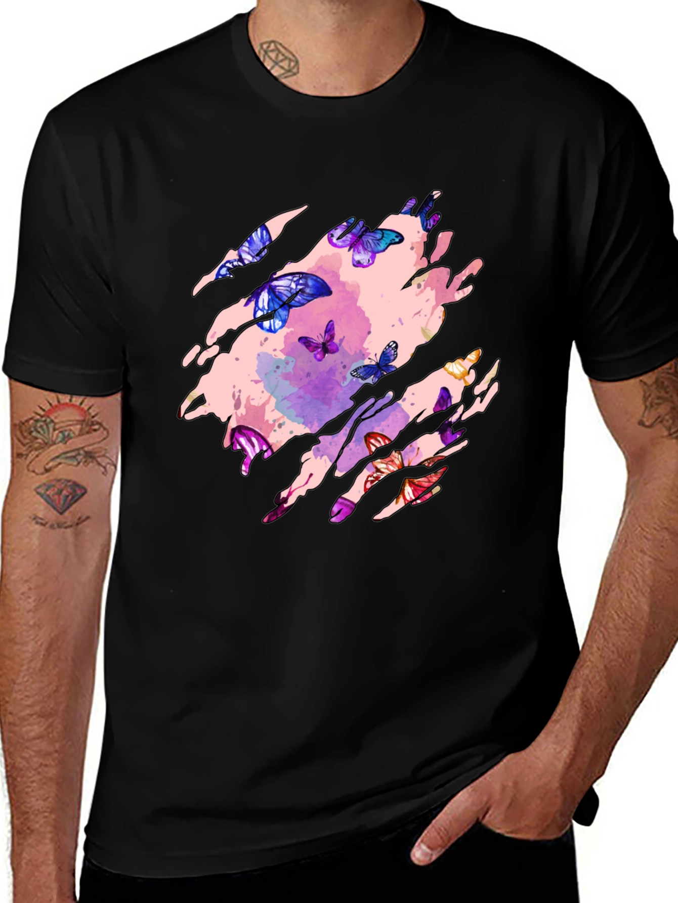 Variant 24 of Butterfly Burst Men's T-Shirt