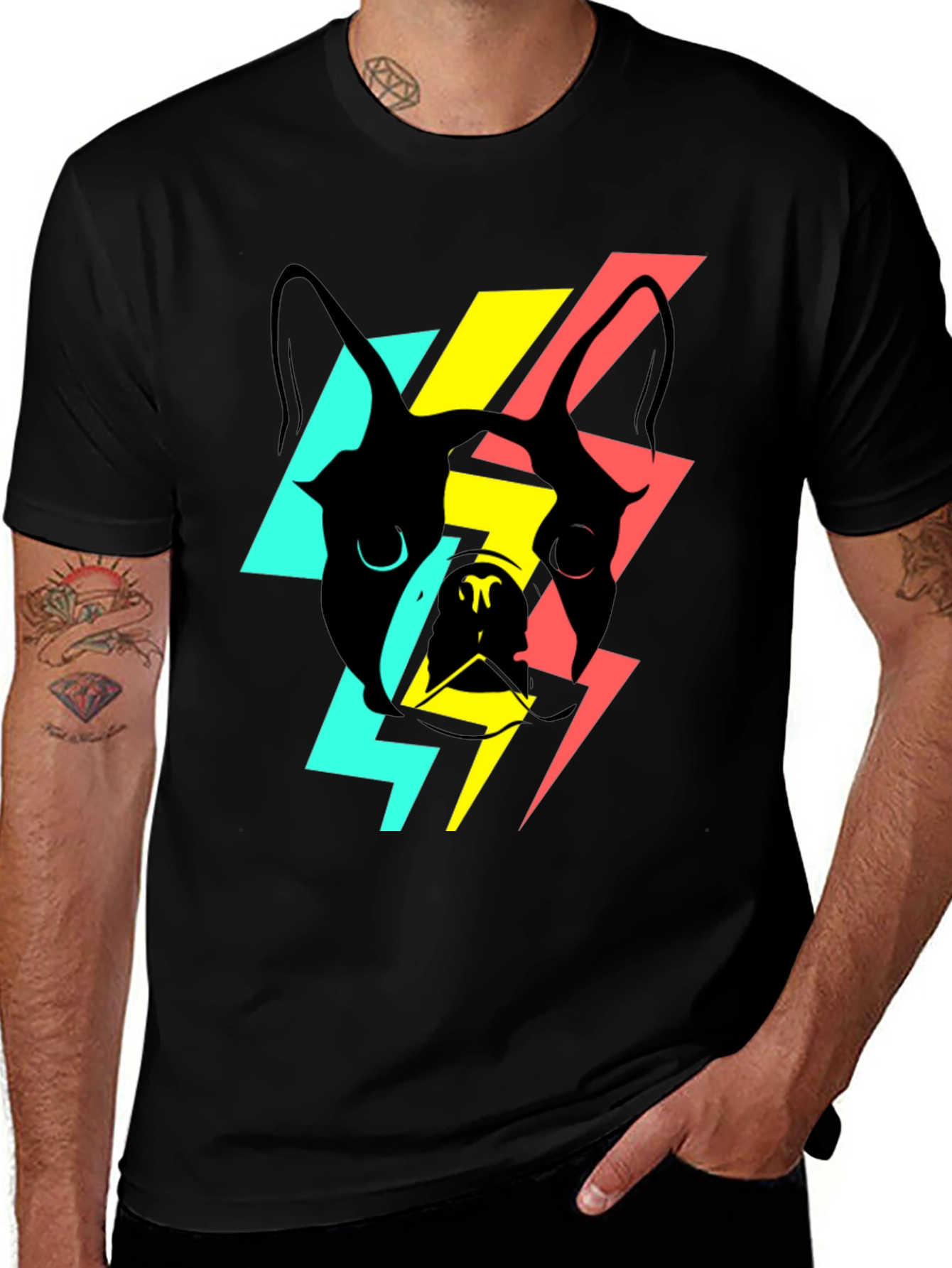 Variant 6 of Electric Dog T-Shirt - Bold Graphic Tee