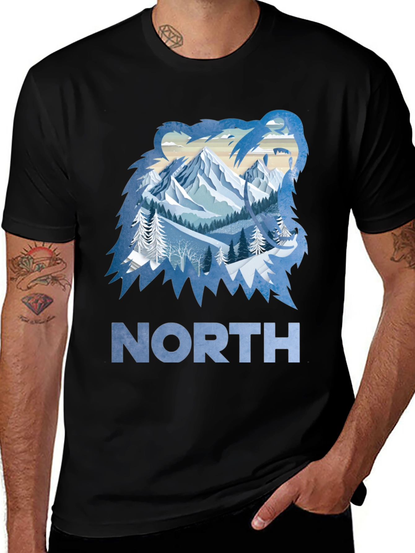 Variant 12 of North Bear Graphic Tee