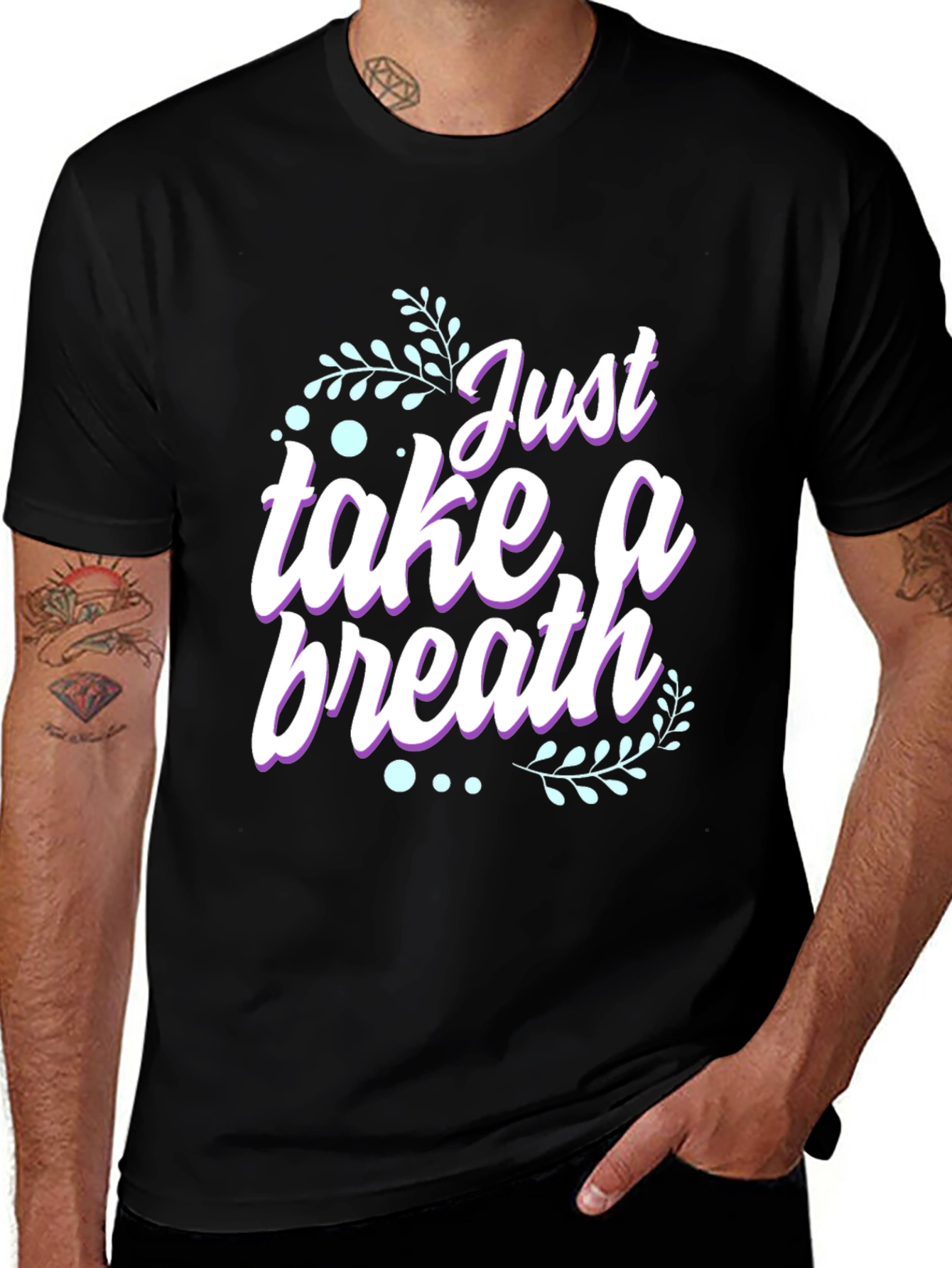 Variant 4 of Just Take a Breath Graphic T-Shirt