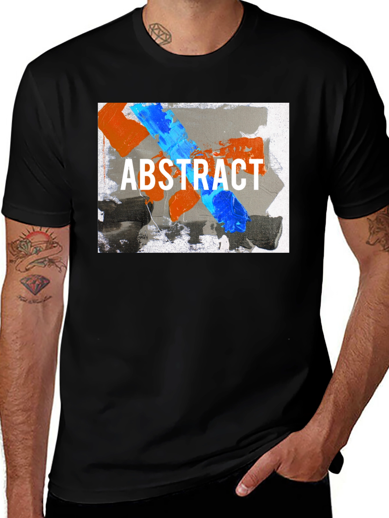 Variant 4 of Abstract Art T-Shirt - Modern Graphic Tee