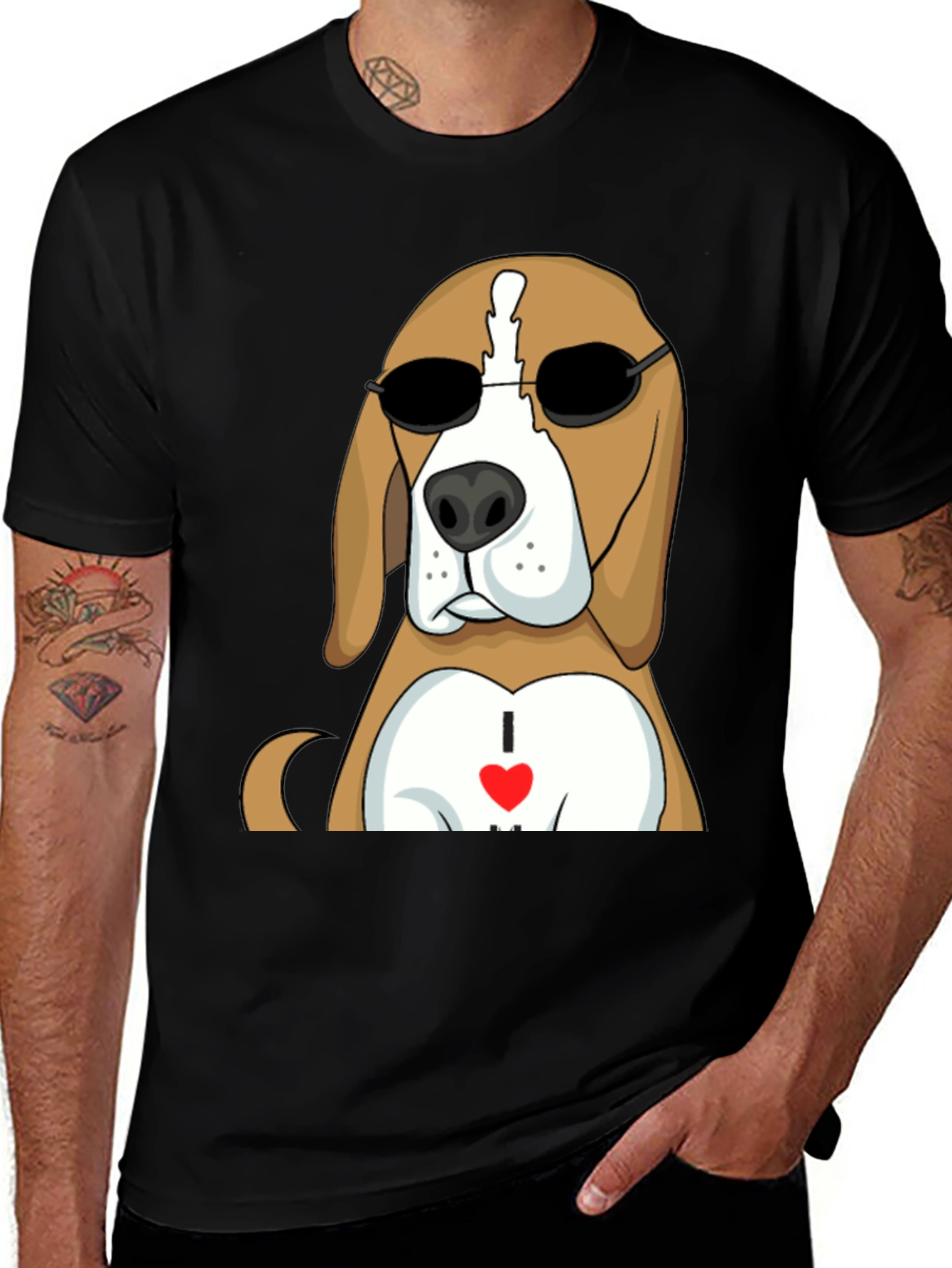 Variant 14 of Dog Lover T-Shirt - Cool Beagle Design