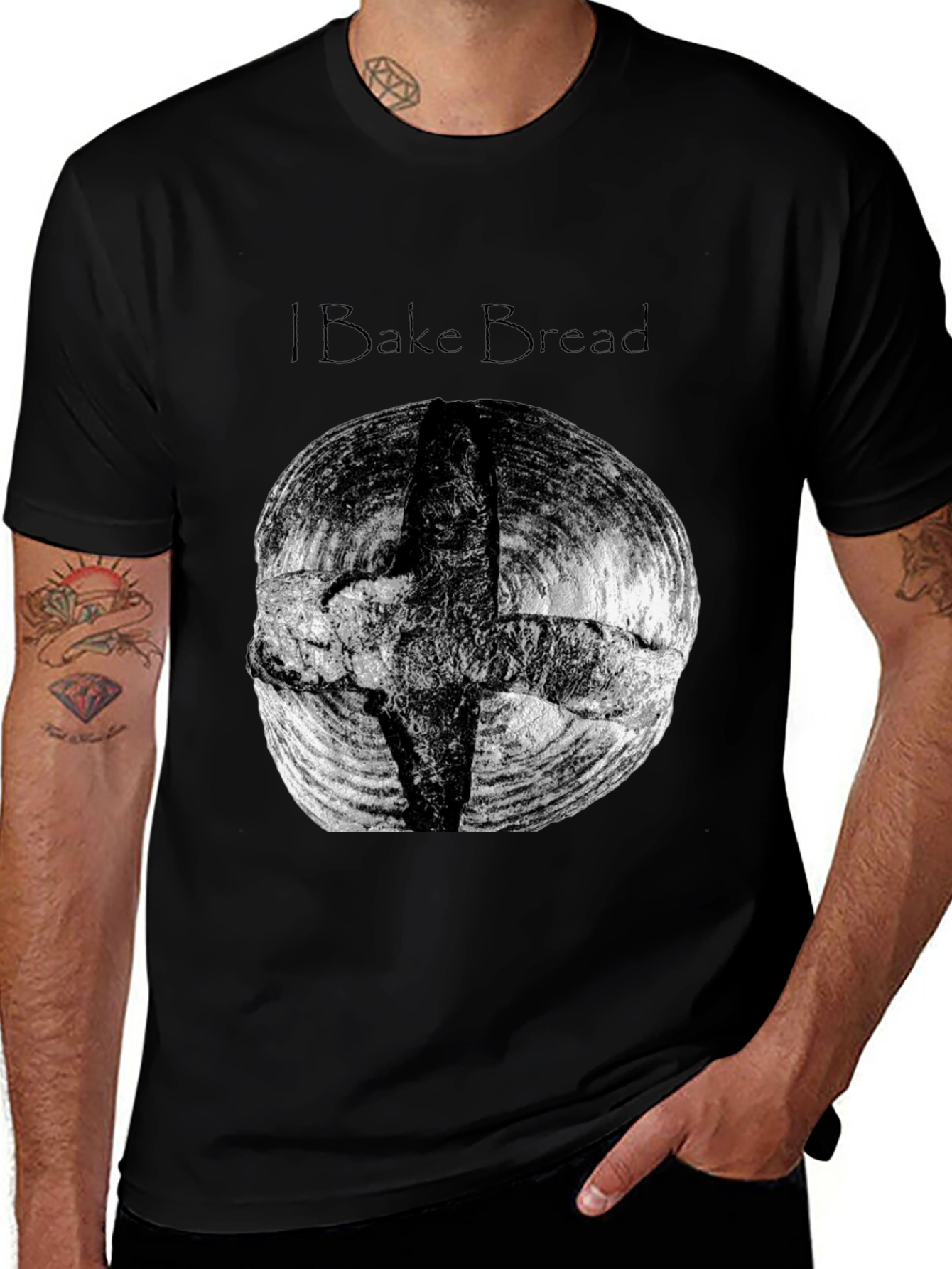 Variant 16 of I Bake Bread Black T-Shirt