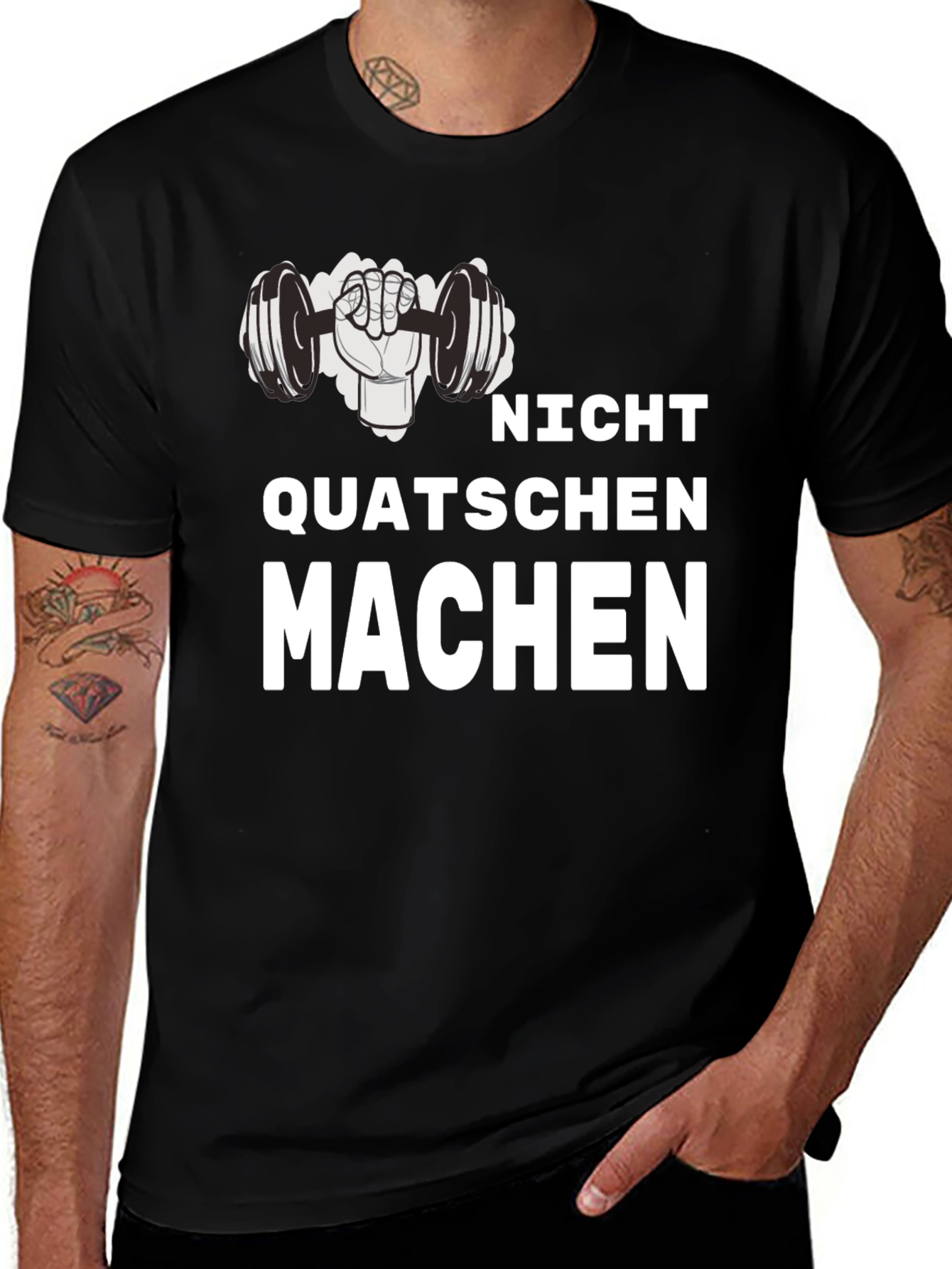 Variant 11 of Nicht Quatschen Machen Gym T-Shirt