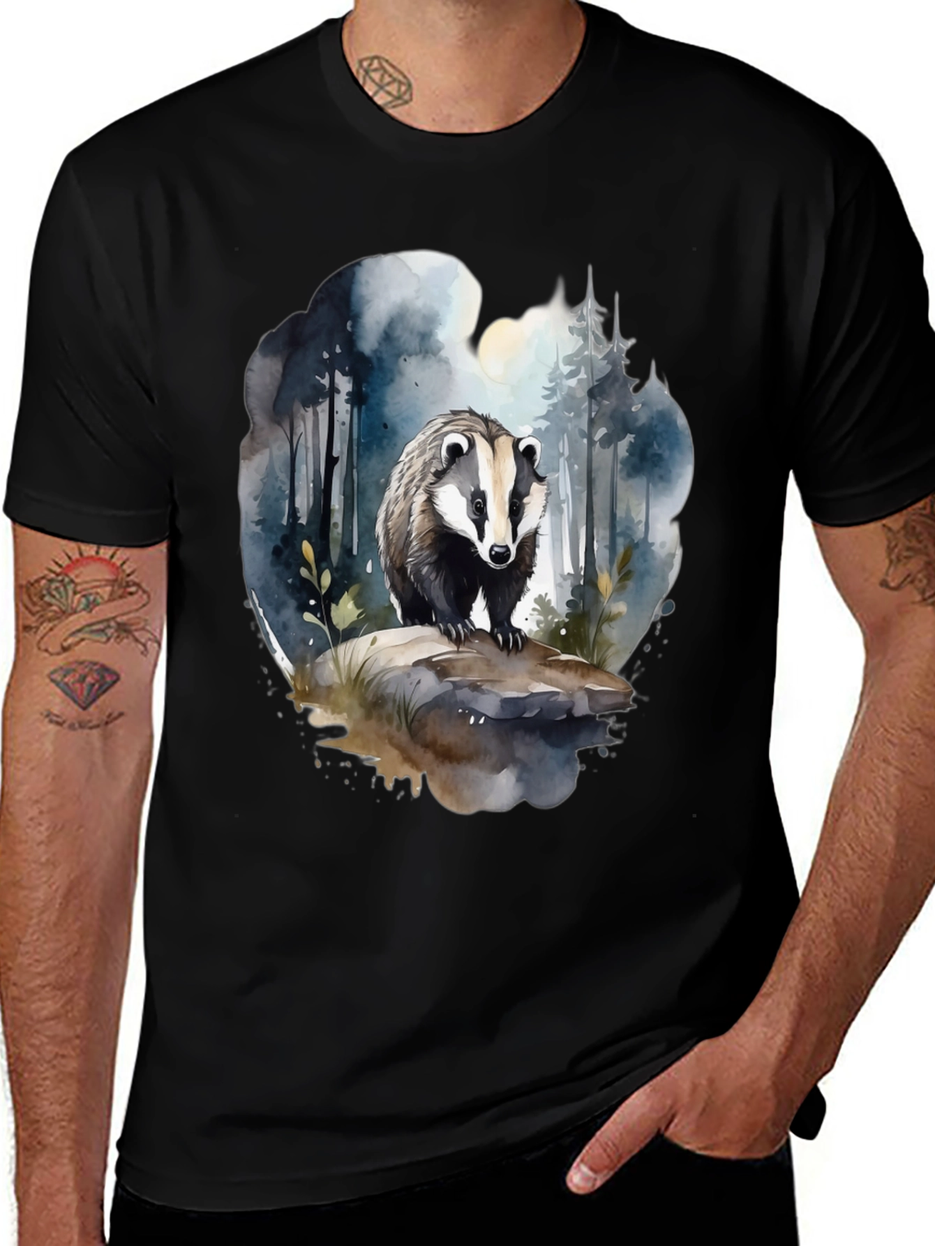 Variant 6 of Badger Forest Tee
