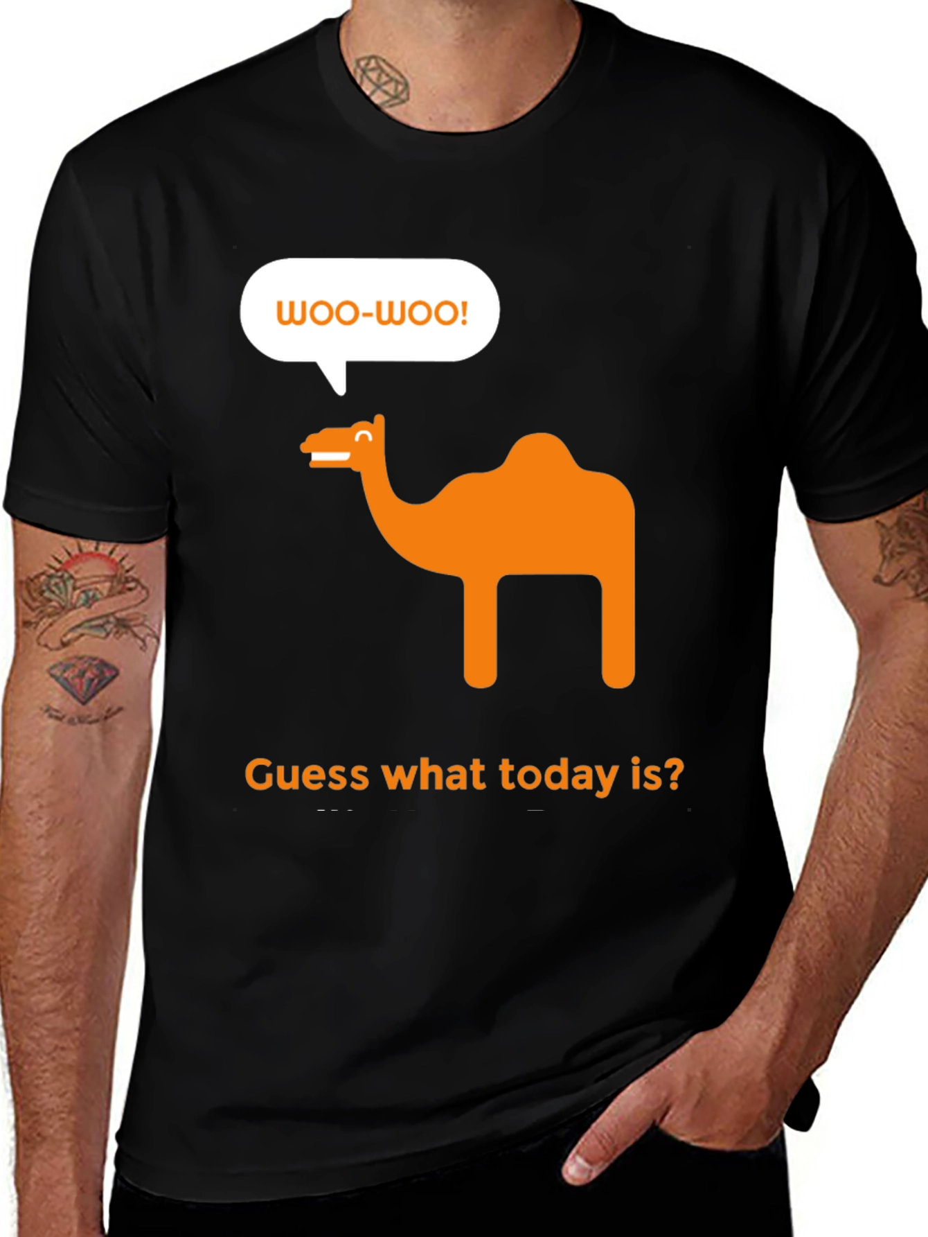 Hump Day T-Shirt - Camel "Woo-Woo!" Tee