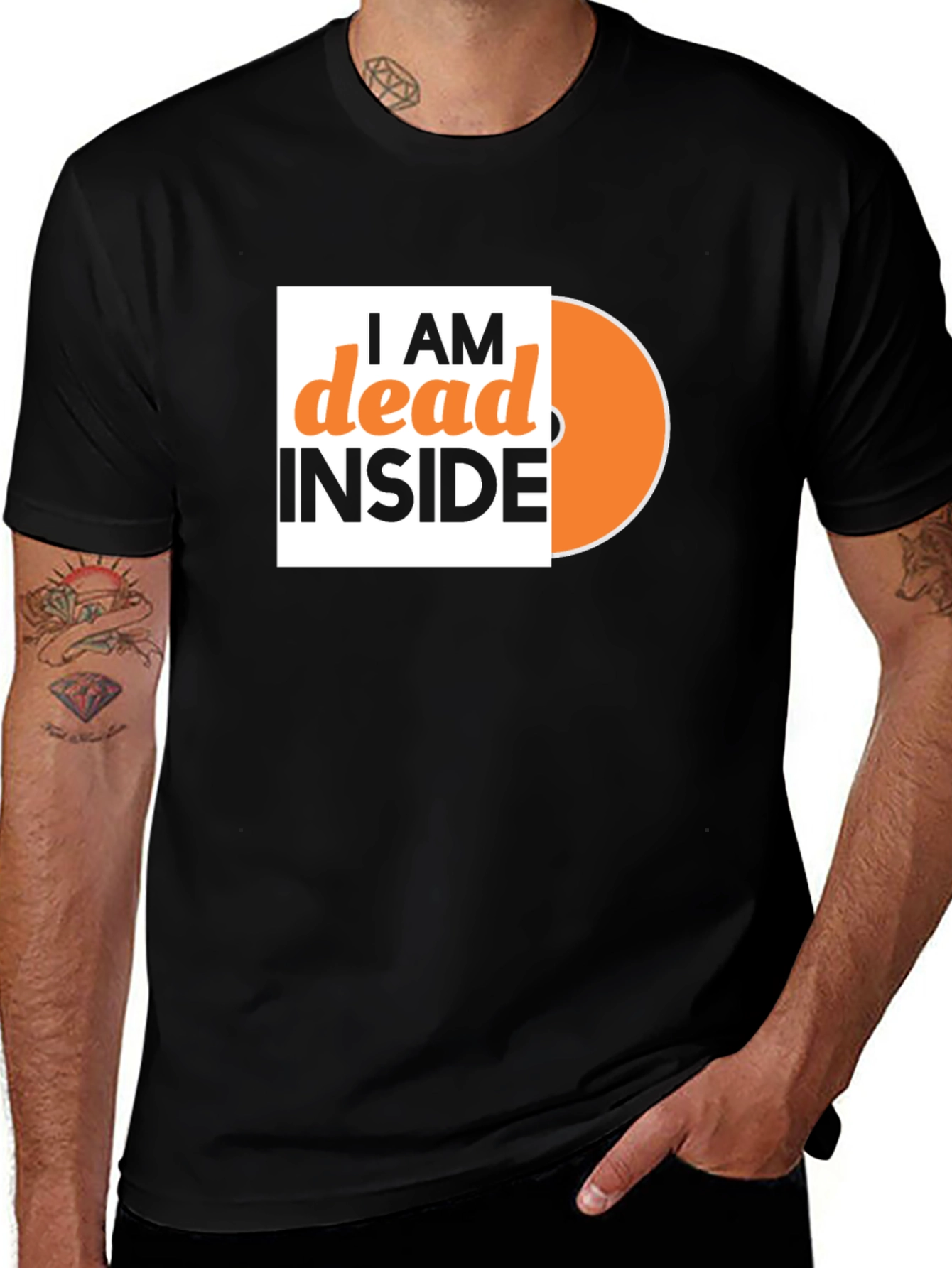 Variant 5 of I am Dead Inside T-Shirt - Black Tee