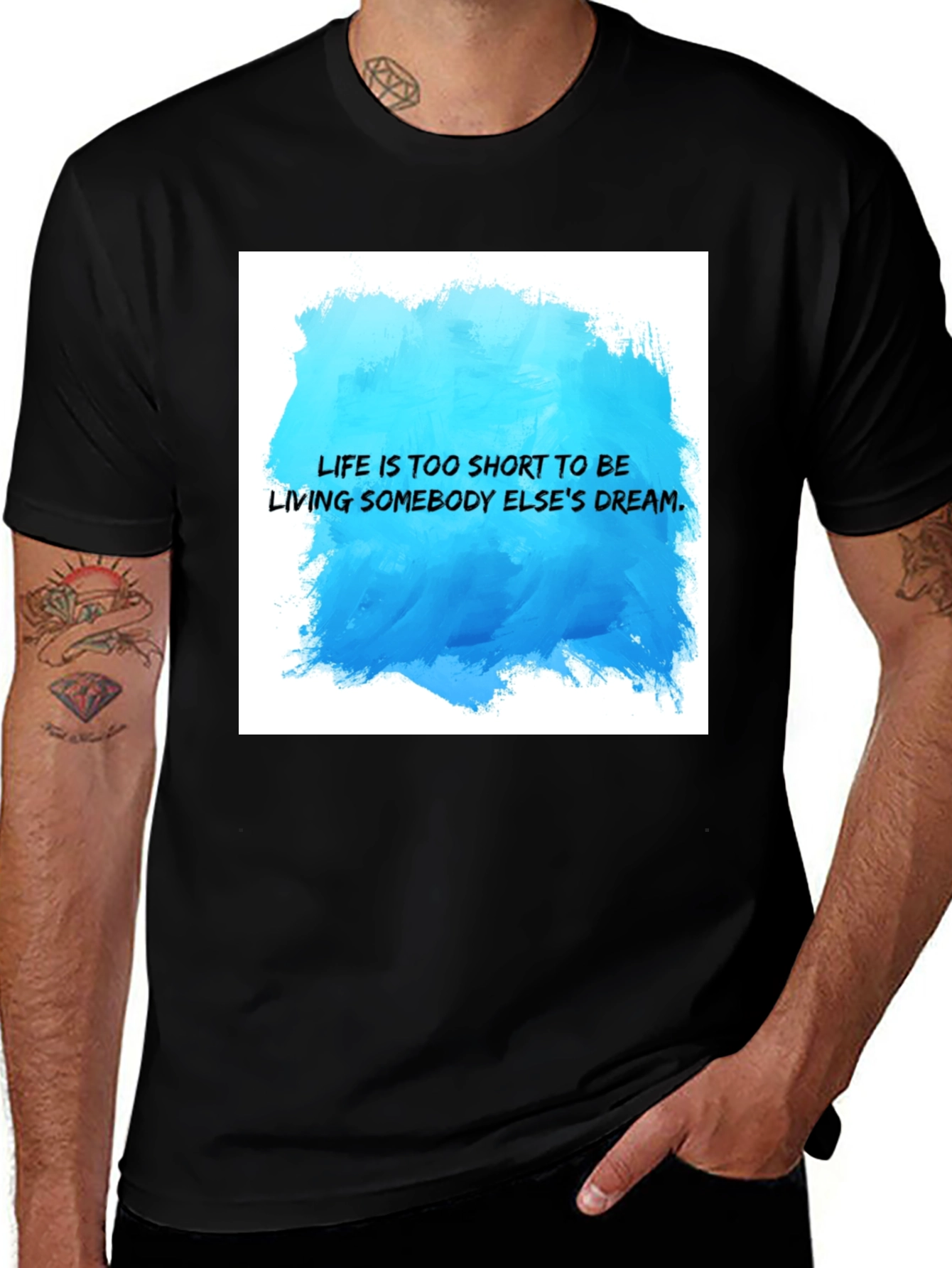 Variant 9 of Inspirational Quote T-Shirt - Live Your Dream
