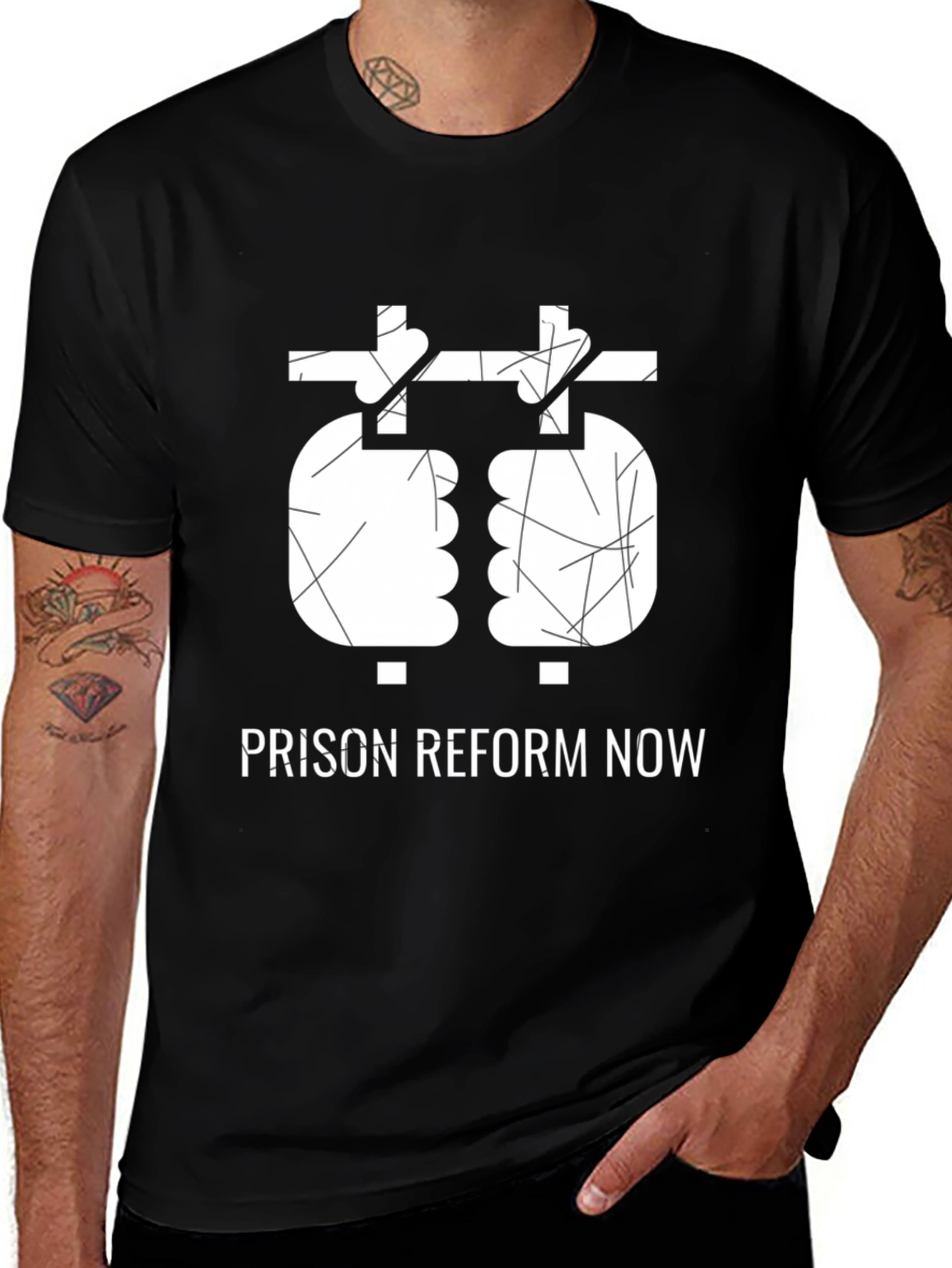 Variant 18 of Prison Reform Now Graphic Tee