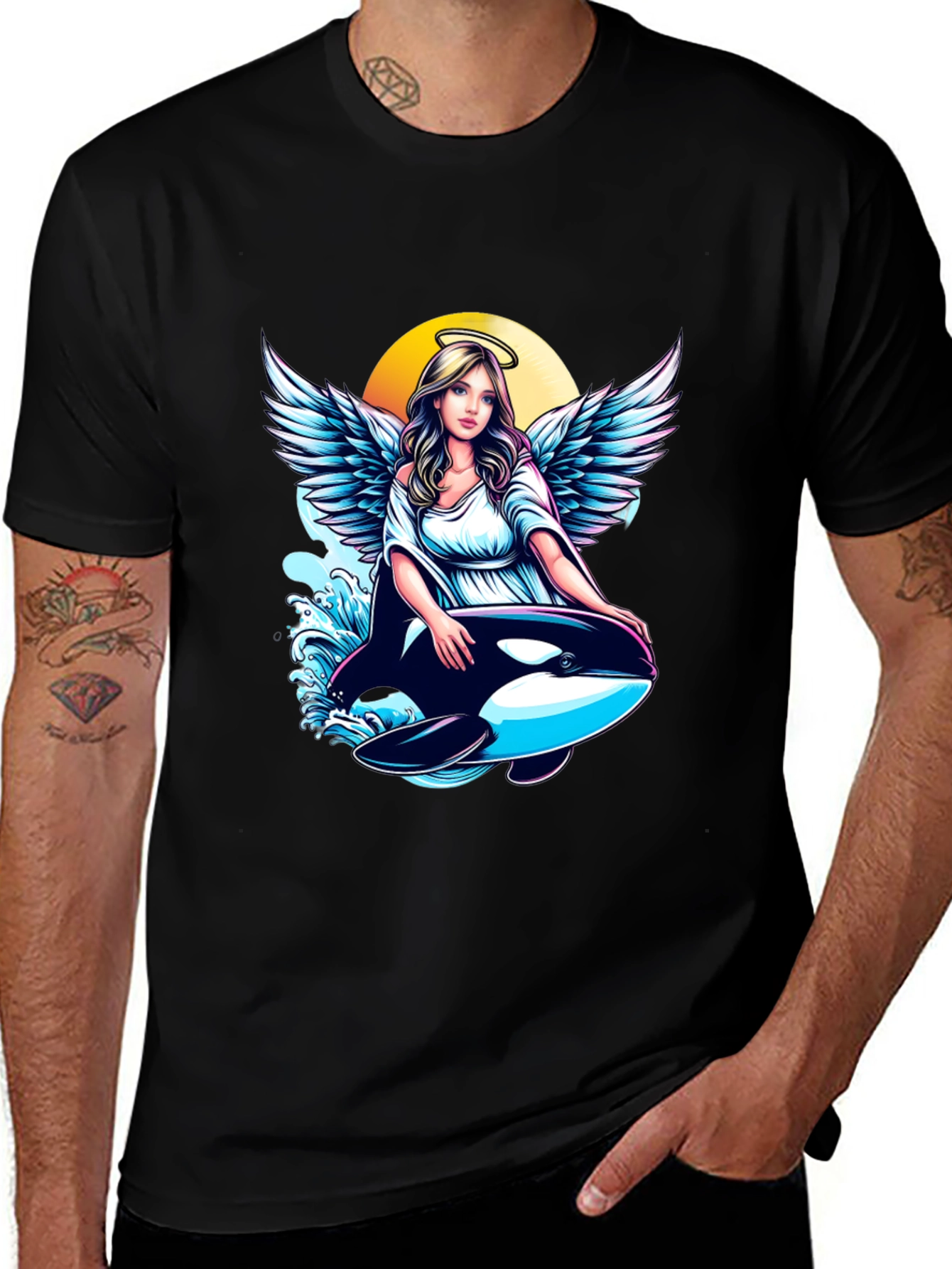 Variant 16 of Angel and Orca Graphic Tee