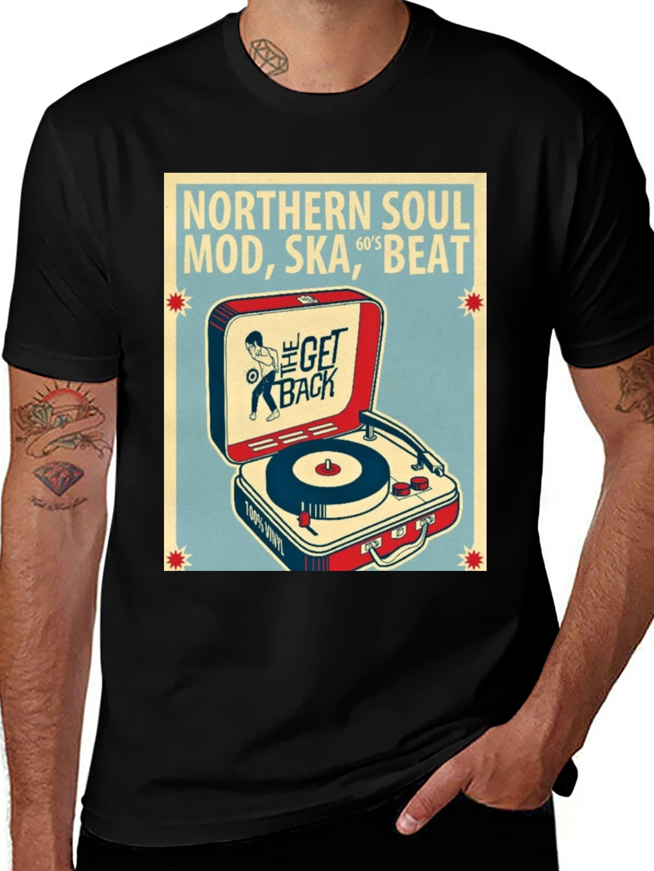 Northern Soul Turntable T-Shirt