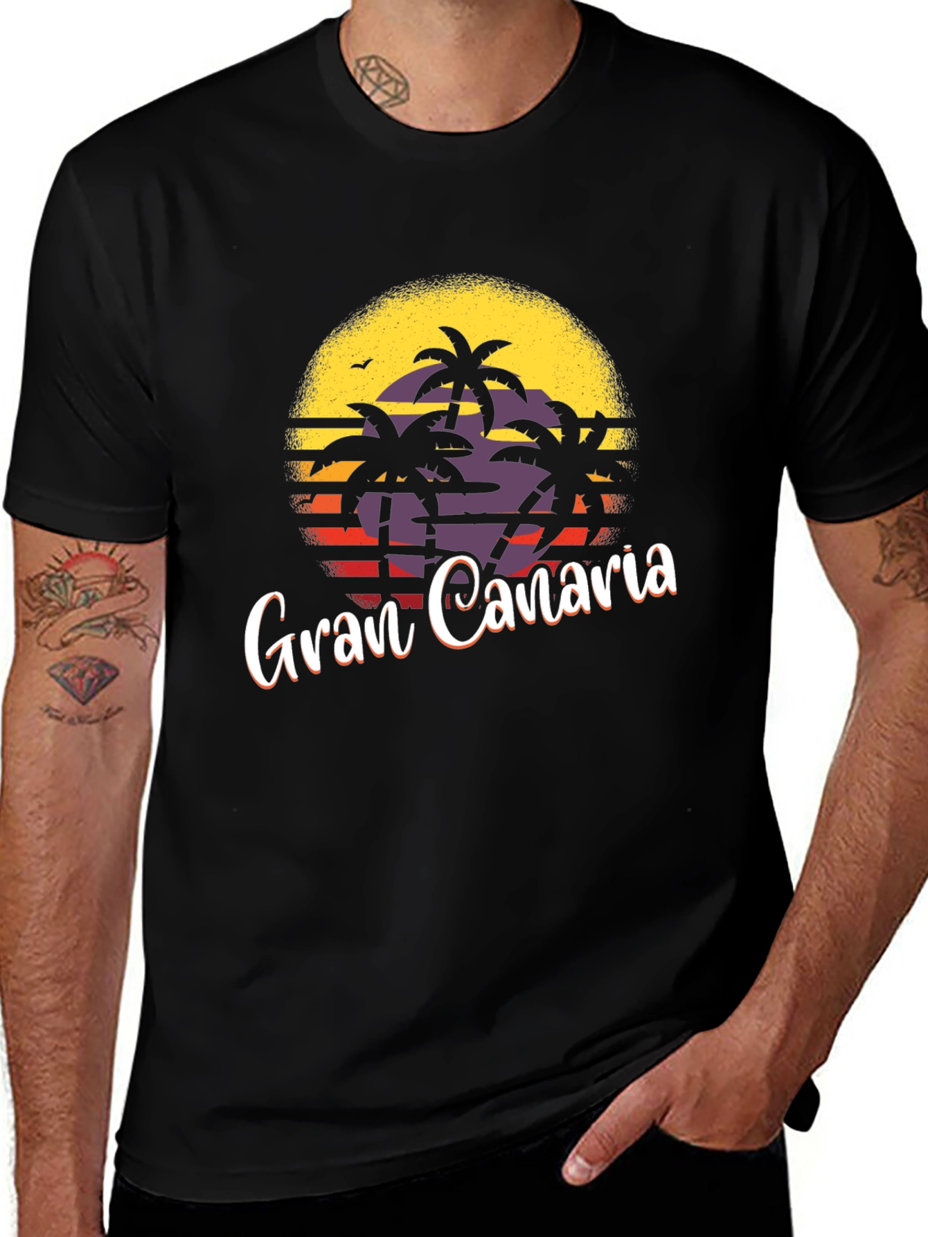 Gran Canaria Retro Sunset T-Shirt