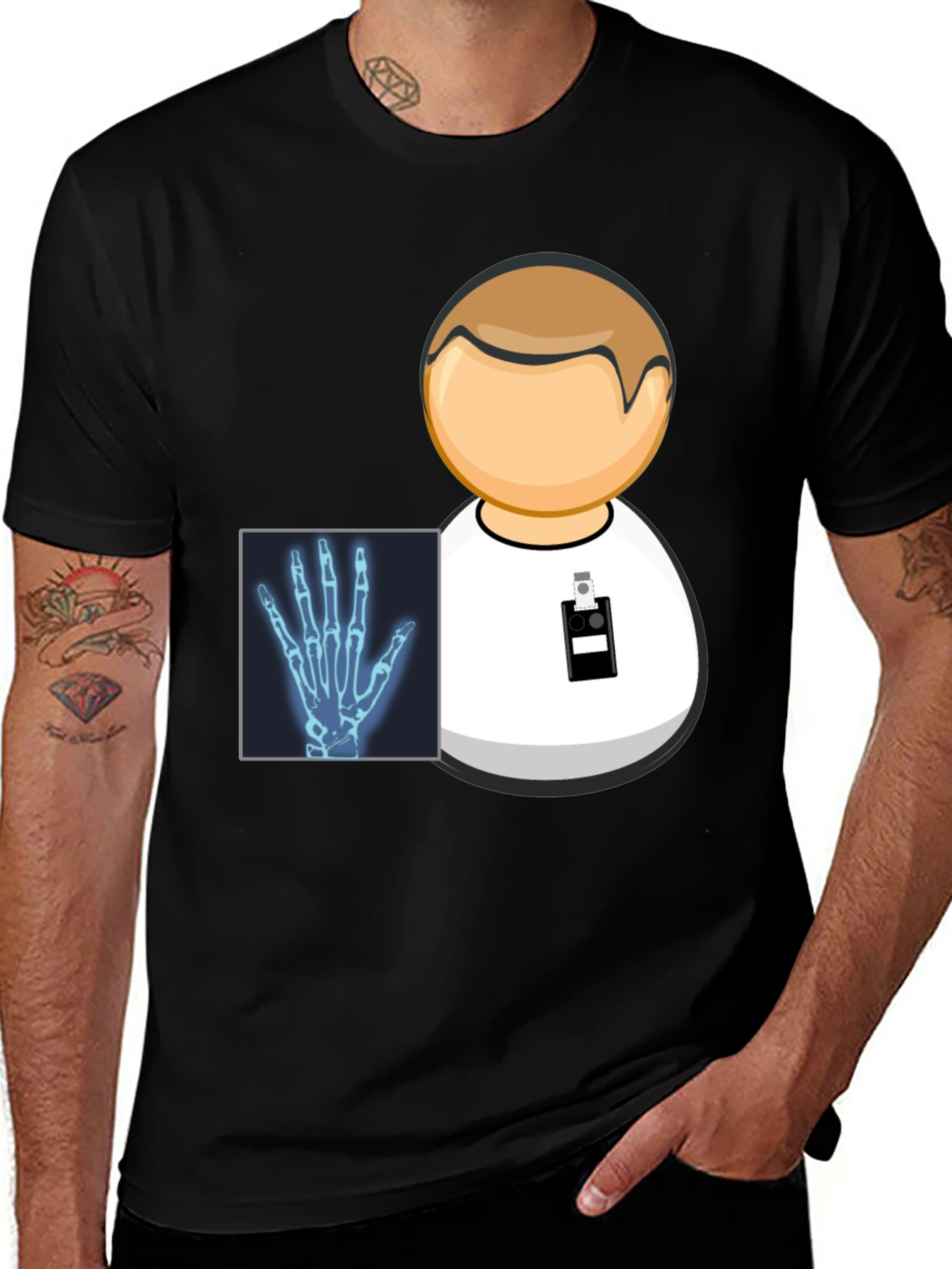 Radiology Hand X-Ray Graphic Tee