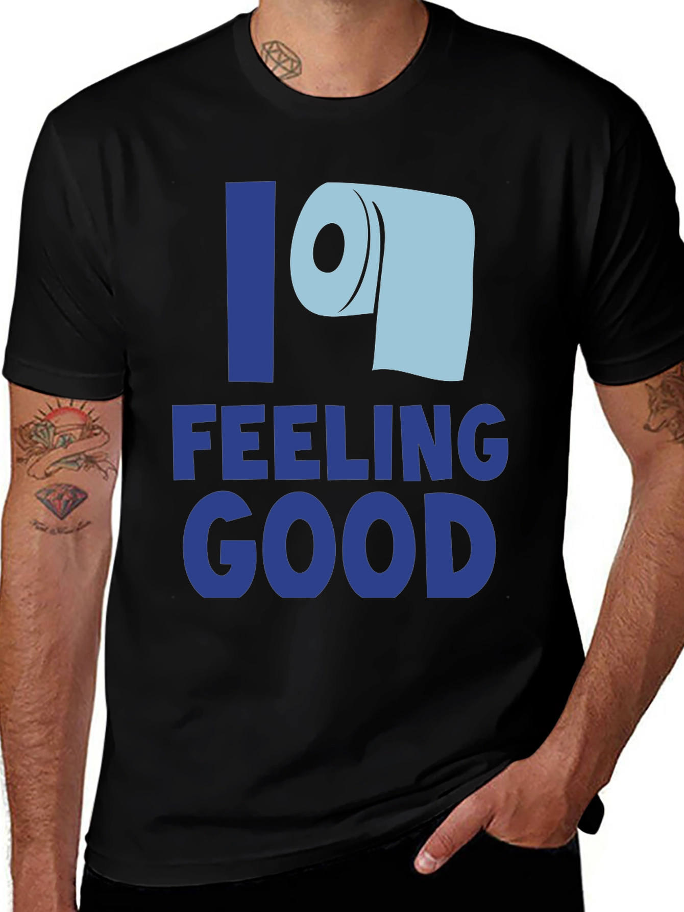 Variant 19 of Feeling Good Toilet Paper T-Shirt