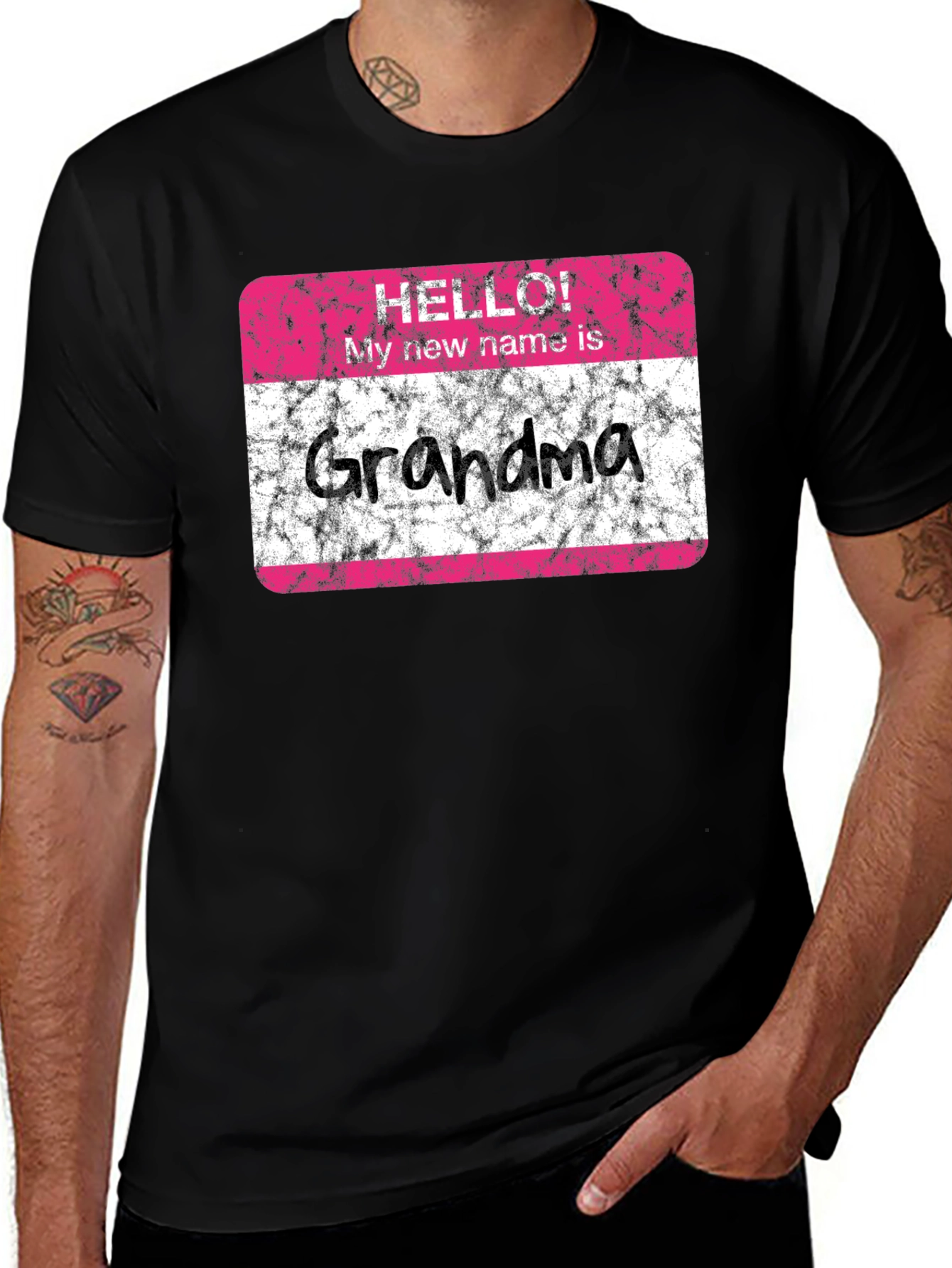 Hello Grandma T-Shirt - New Grandmother Gift