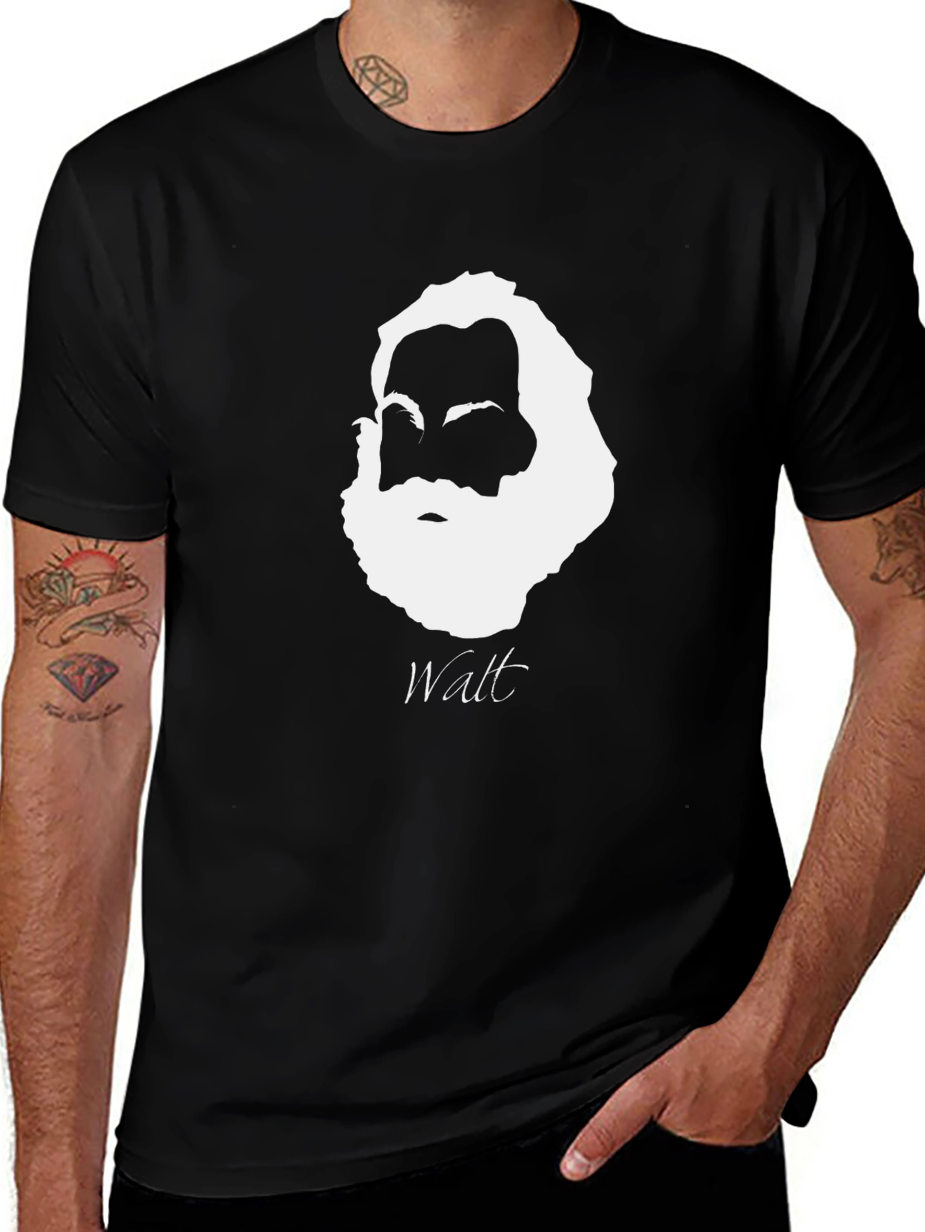Walt Silhouette Black T-Shirt