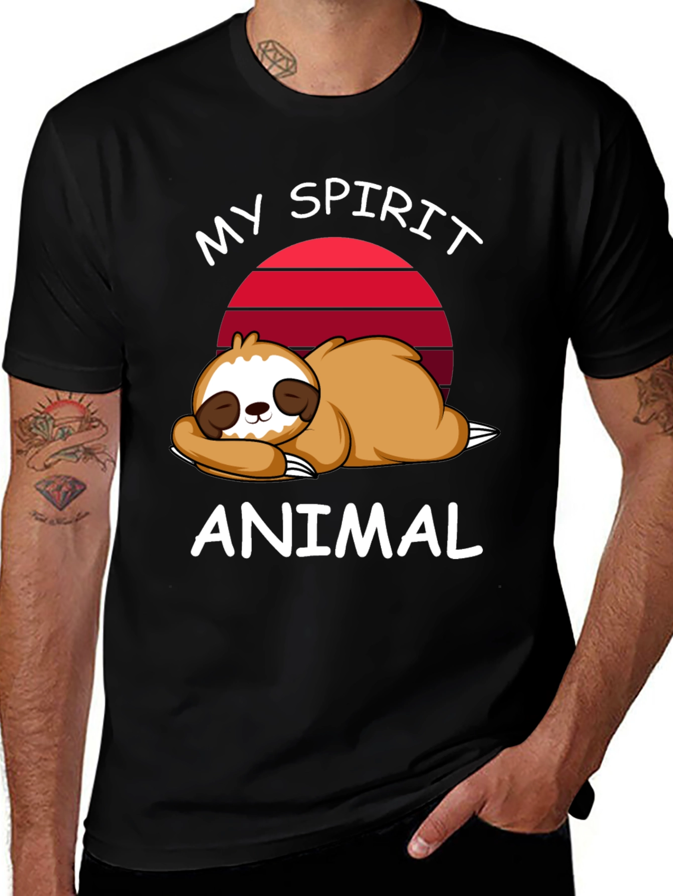 My Spirit Animal Sloth Graphic Tee