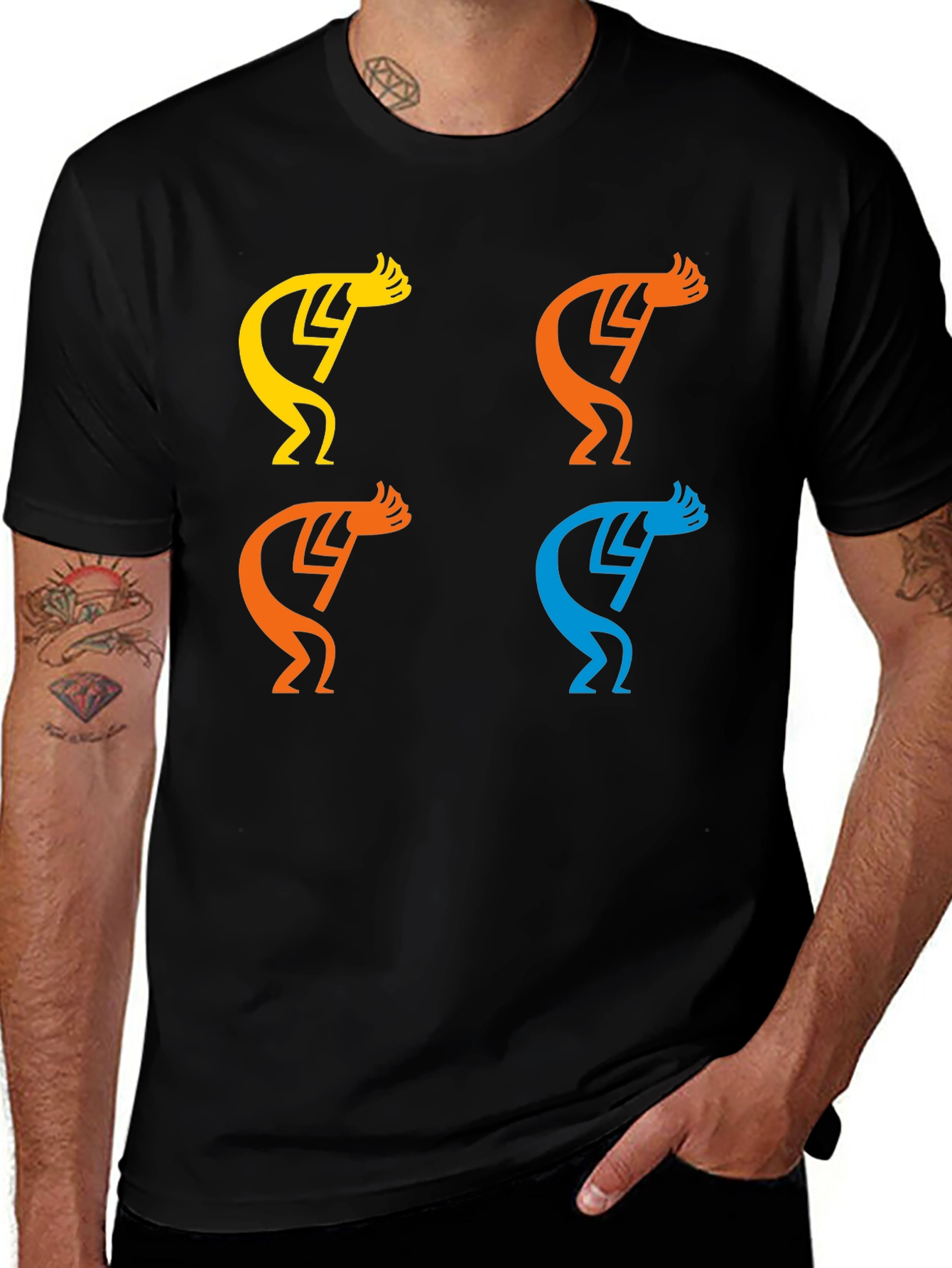 Kokopelli T-Shirt - Native American Flute Player