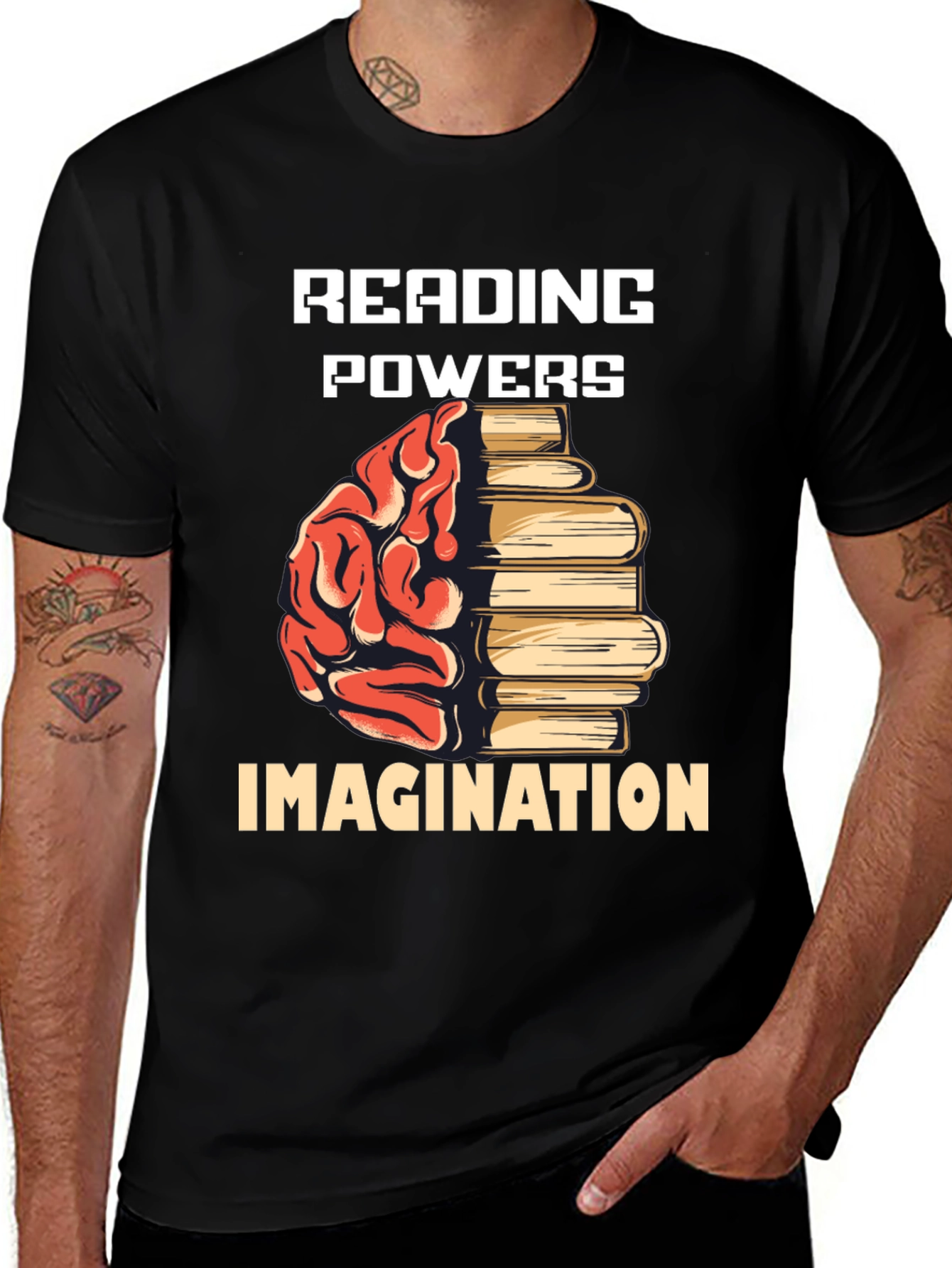 Variant 19 of Reading Powers Imagination T-Shirt
