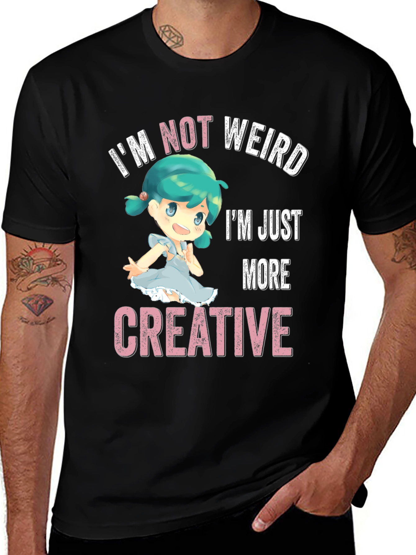 Variant 3 of I'm Not Weird, I'm Creative T-Shirt