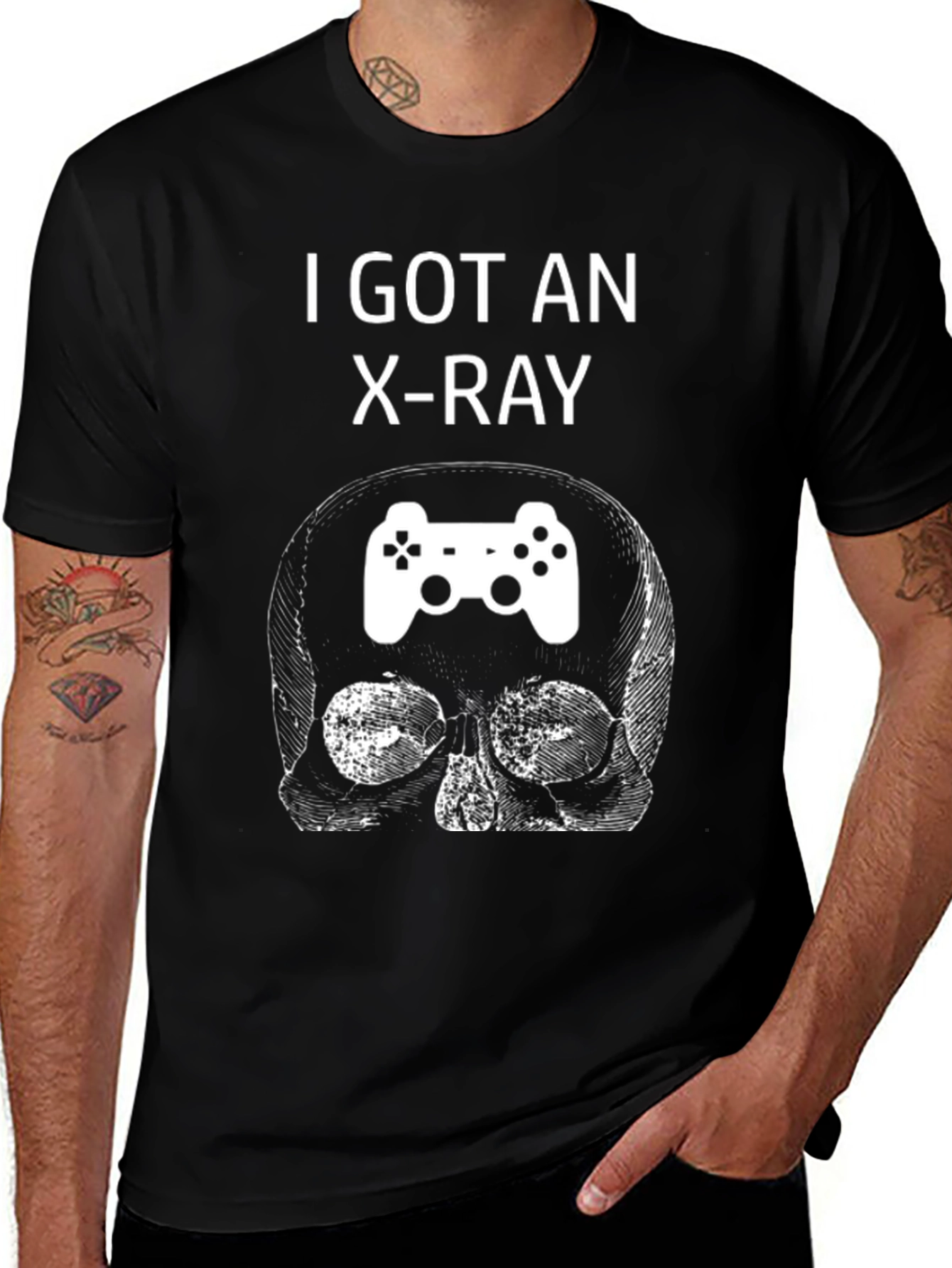 Variant 30 of I Got An X-Ray T-Shirt - Gamer Skull Tee