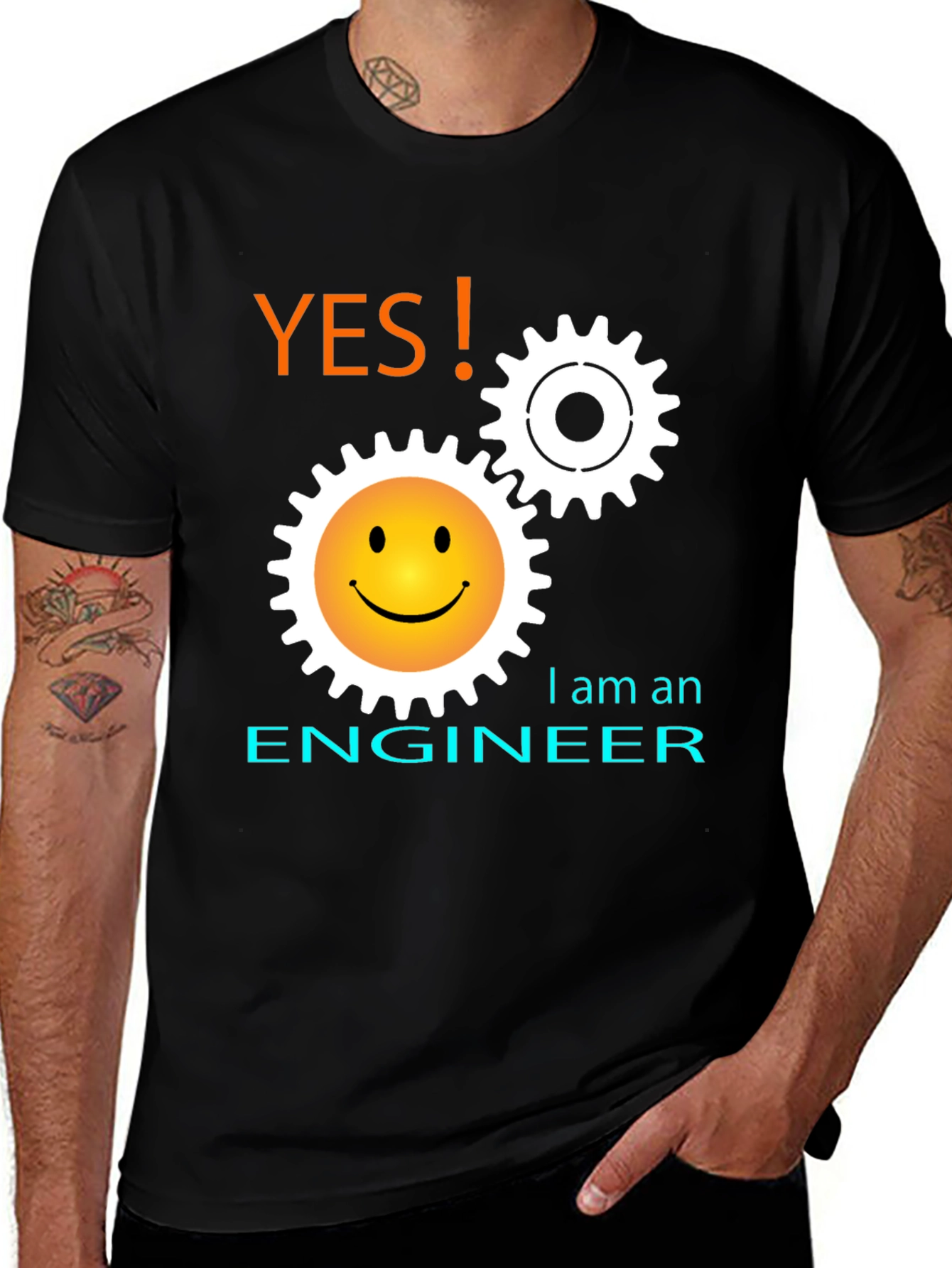 Variant 20 of Yes! I am an Engineer Graphic T-Shirt