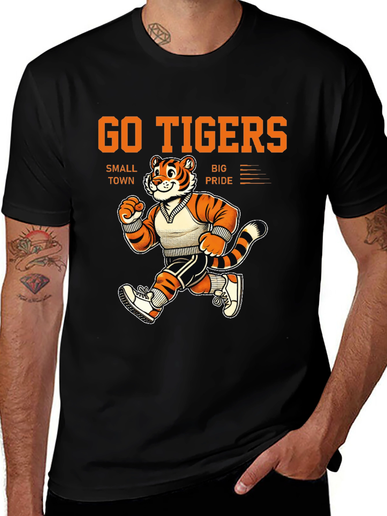Go Tigers T-Shirt - Small Town, Big Pride!
