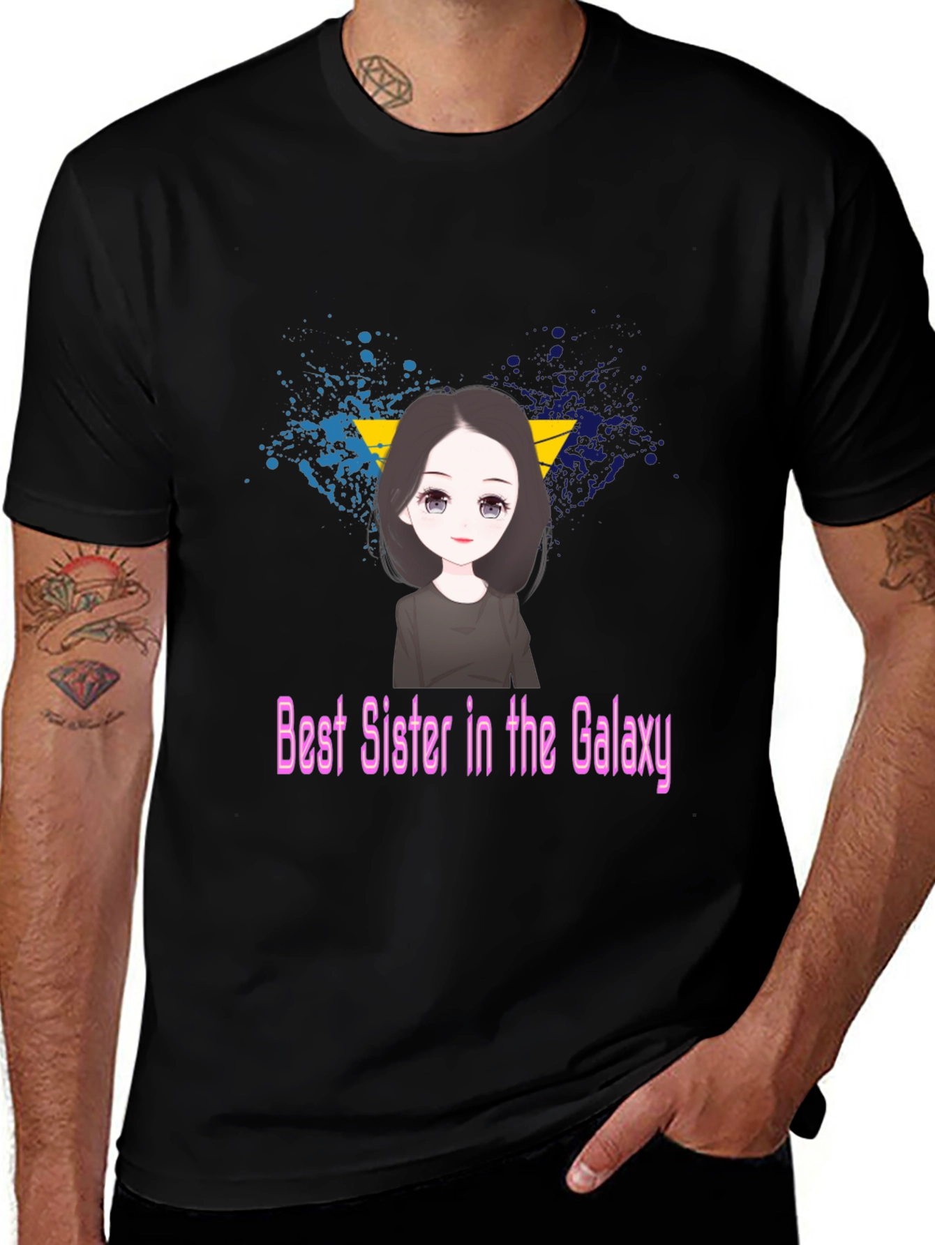 Variant 2 of Best Sister in the Galaxy T-Shirt