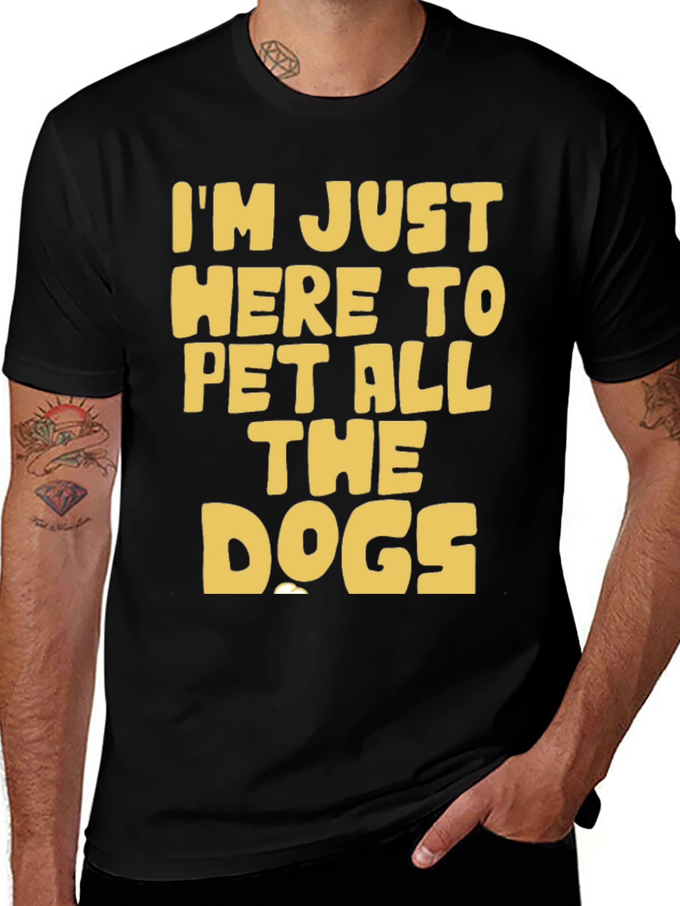 Variant 8 of Pet All The Dogs Graphic T-Shirt