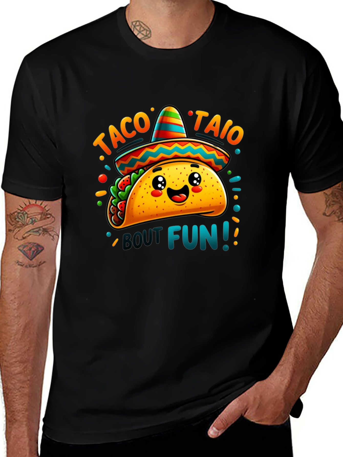 Variant 21 of Taco 'Bout Fun! Graphic Tee - Fiesta Time!