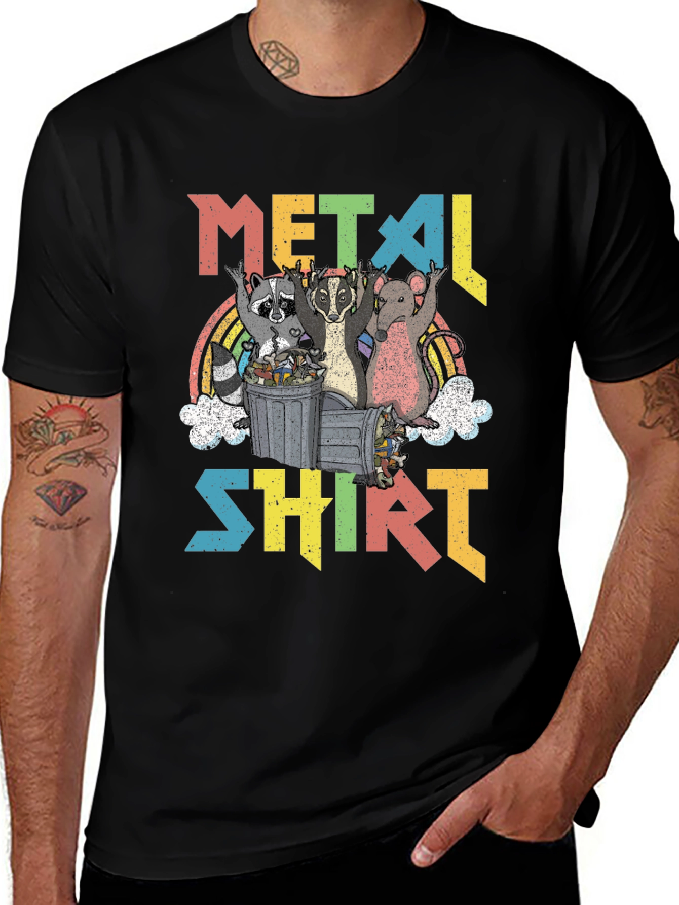 Variant 5 of Metal Shirt - Trash Panda Band Tee