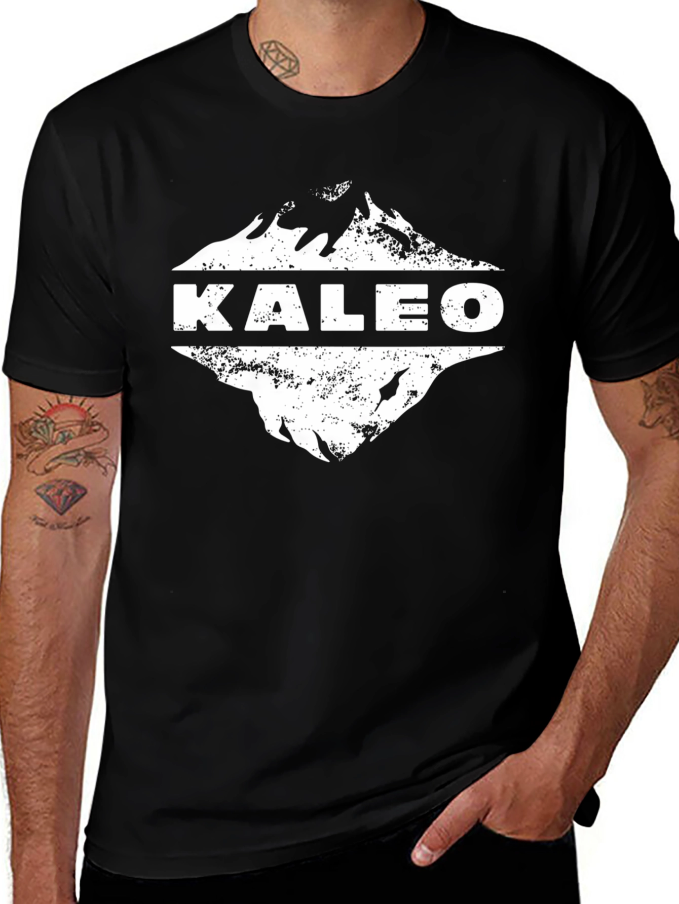 Kaleo Mountain Graphic Black T-Shirt