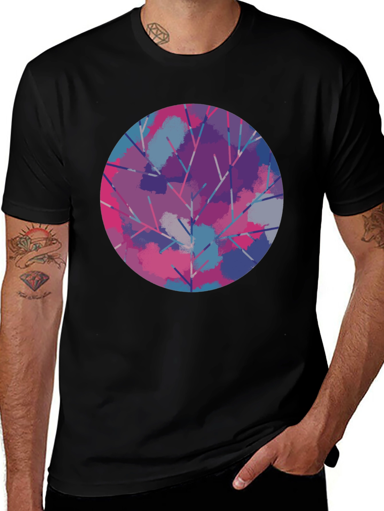 Variant 20 of Abstract Circle Graphic Tee