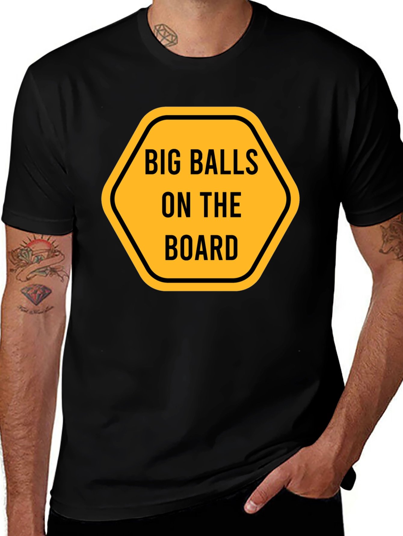 Variant 9 of Big Balls on the Board Graphic Tee