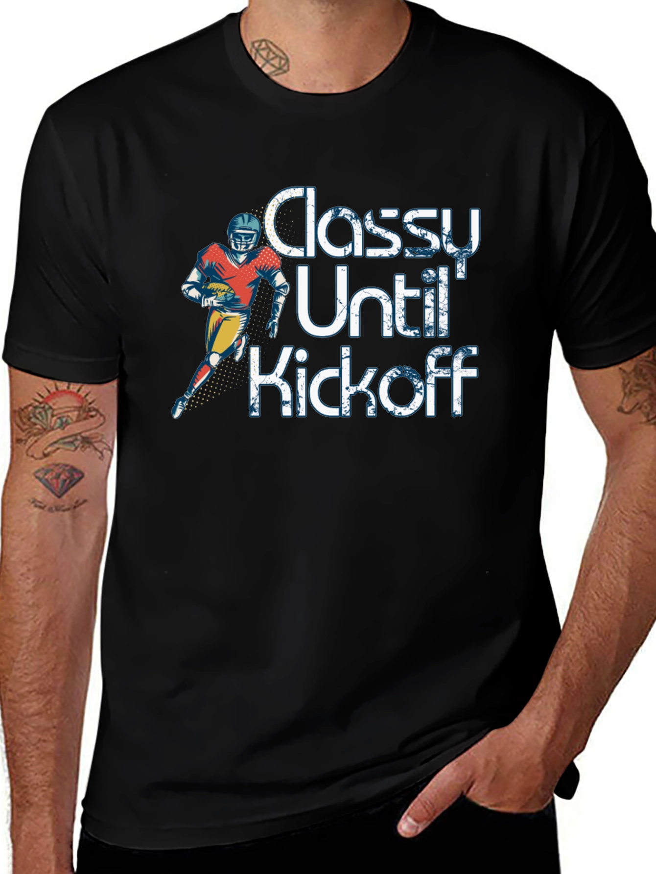 Variant 13 of Classy Until Kickoff T-Shirt