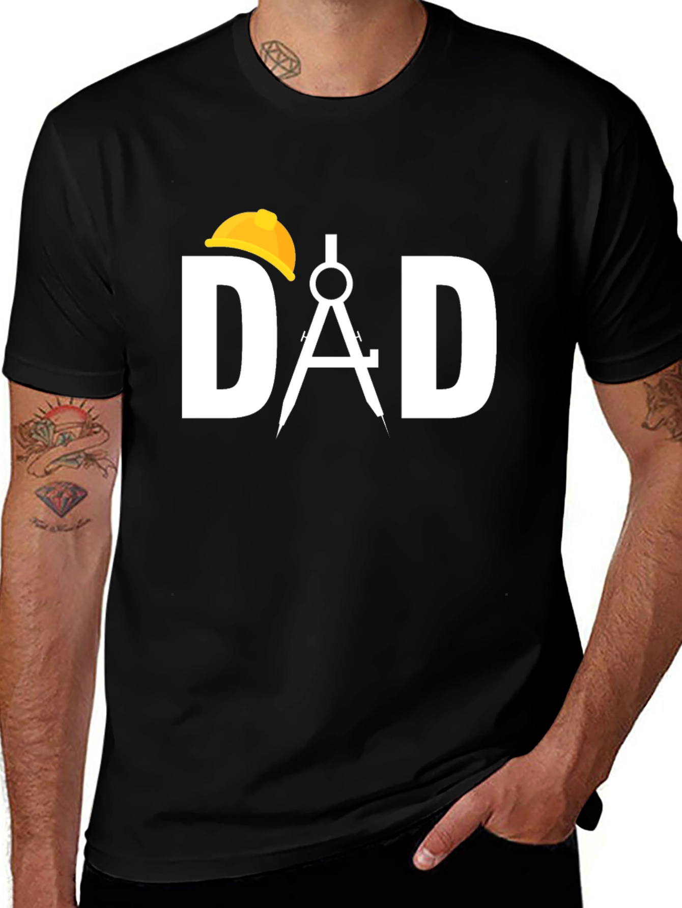 Variant 28 of Dad Engineer T-Shirt - Construction Father's Day Gift