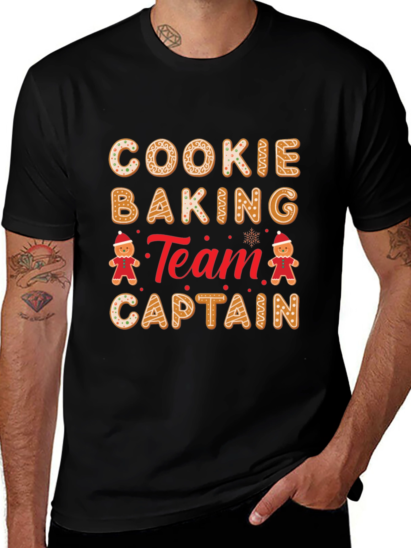 Cookie Baking Team Captain Holiday T-Shirt