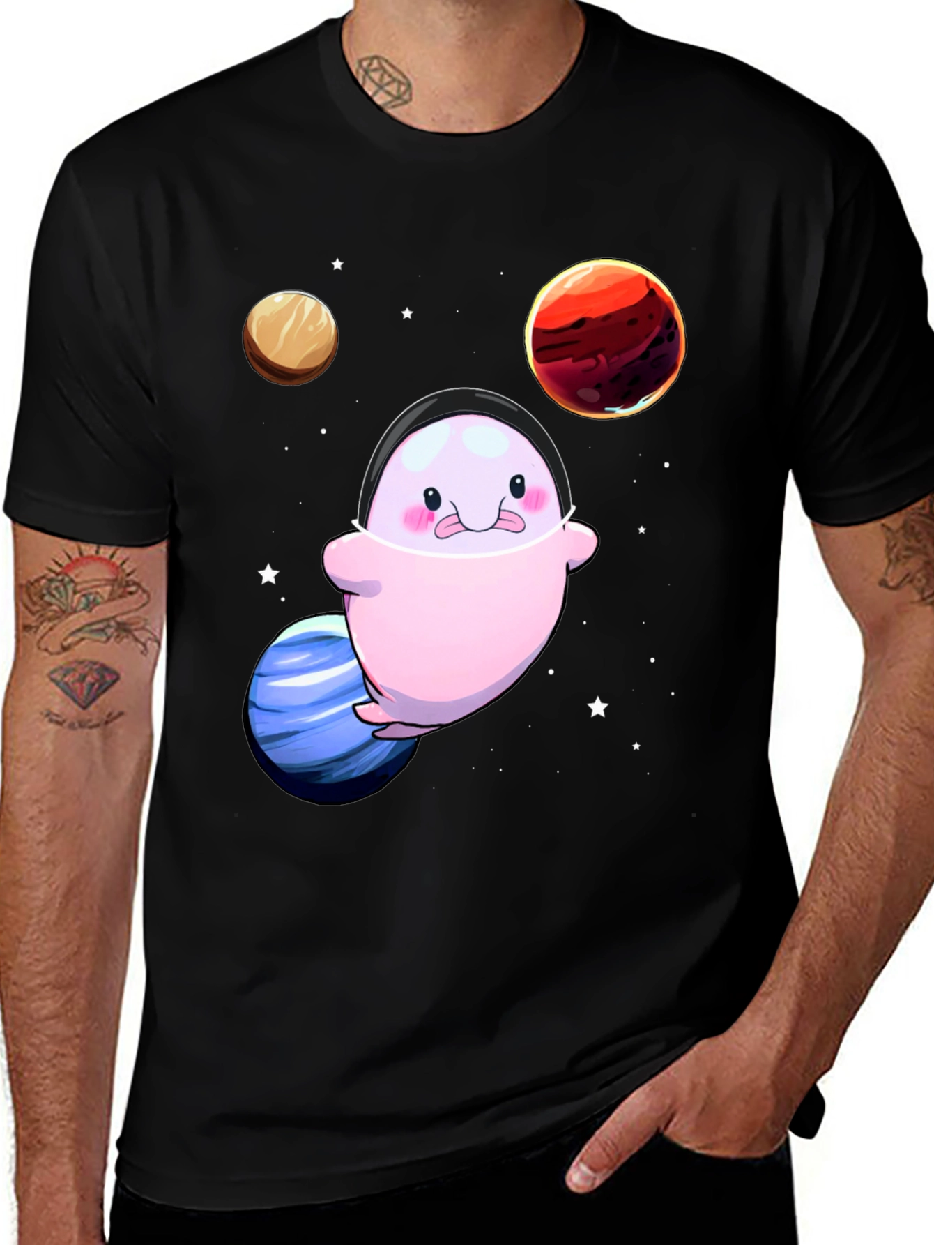 Variant 14 of Space Blobfish T-Shirt - Unique Graphic Tee