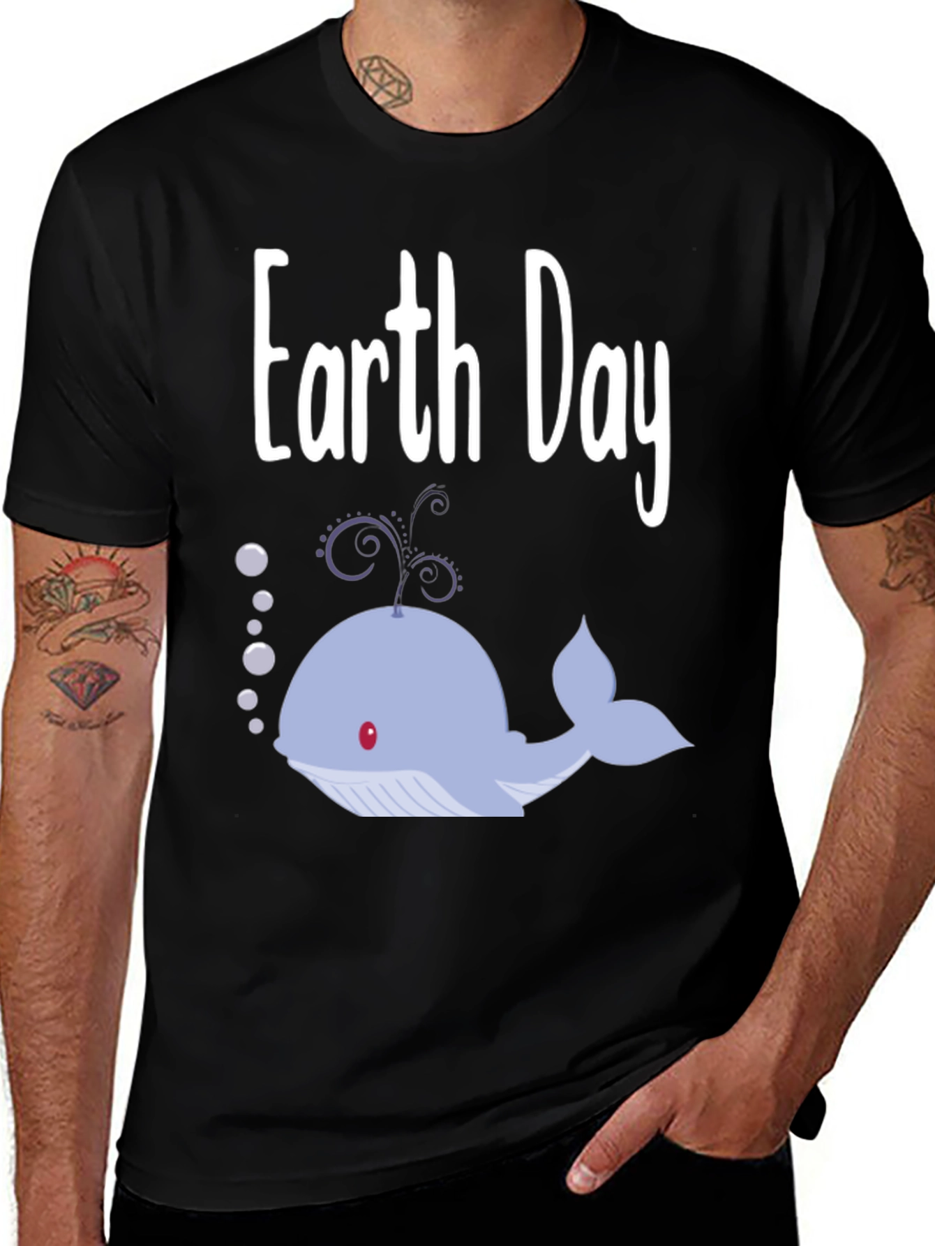 Earth Day Whale Tee