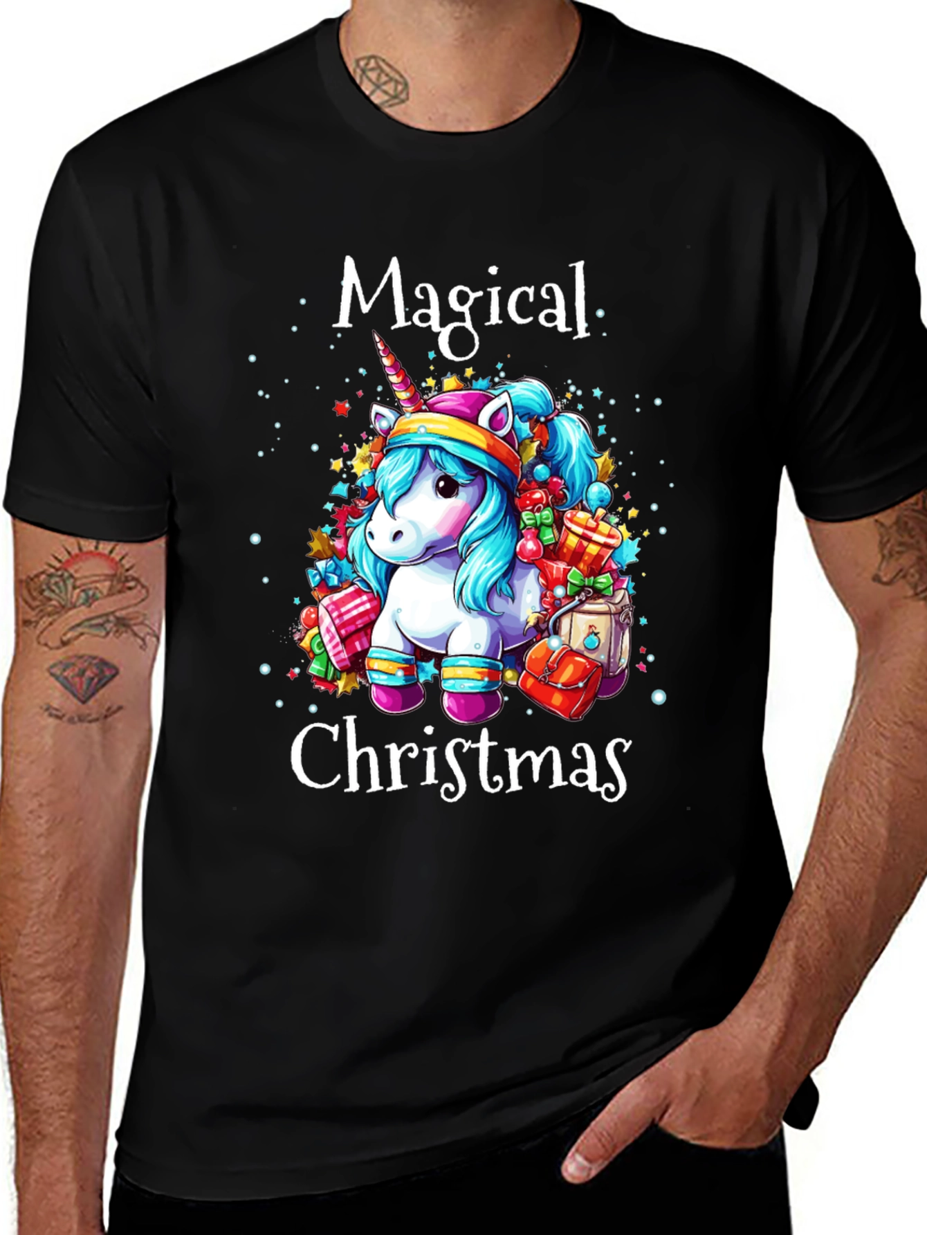 Magical Christmas Unicorn T-Shirt