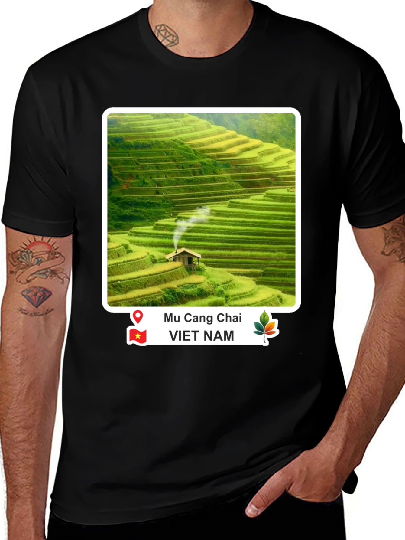 Mu Cang Chai Vietnam Graphic T-Shirt