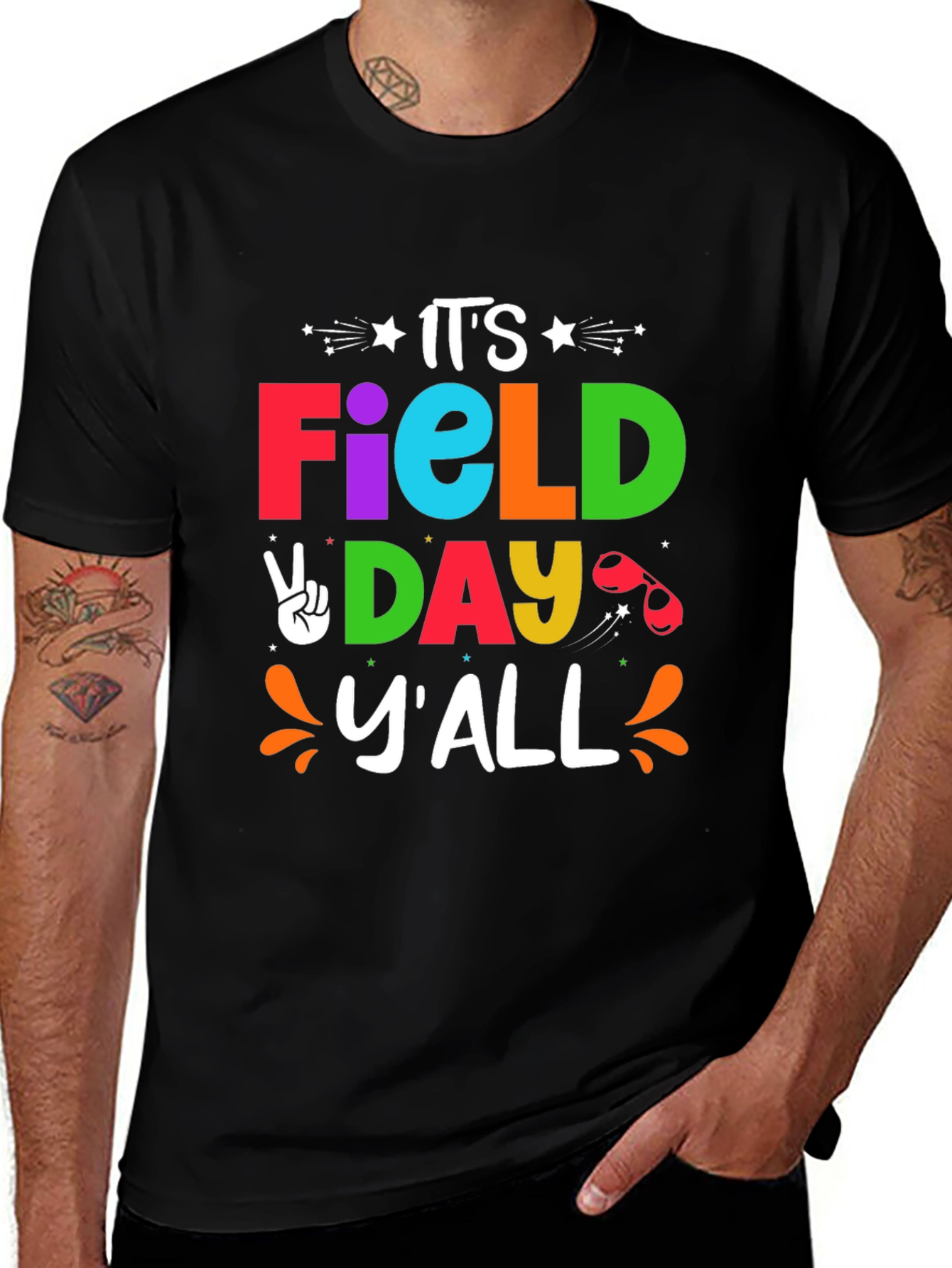 Variant 9 of It's Field Day Y'all Graphic T-Shirt