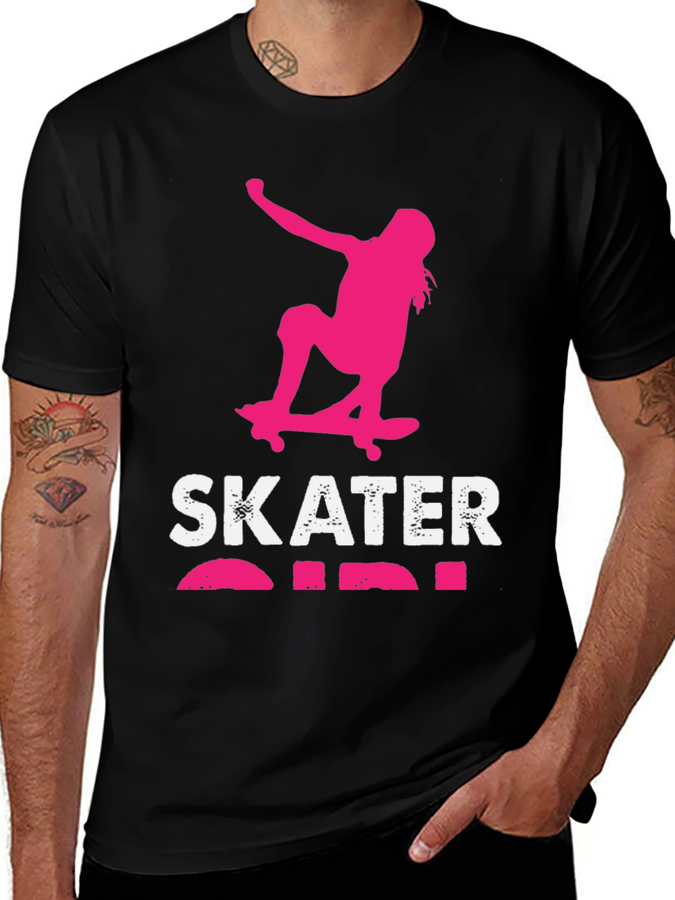 Variant 22 of Skater Girl Graphic T-Shirt