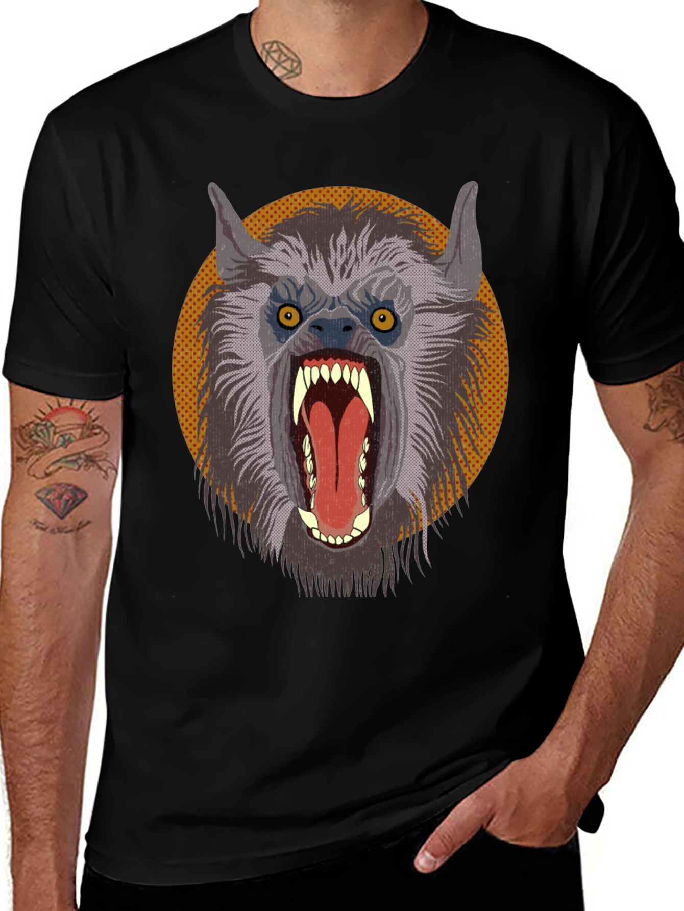 Variant 16 of Werewolf Graphic Tee - Monster T-Shirt