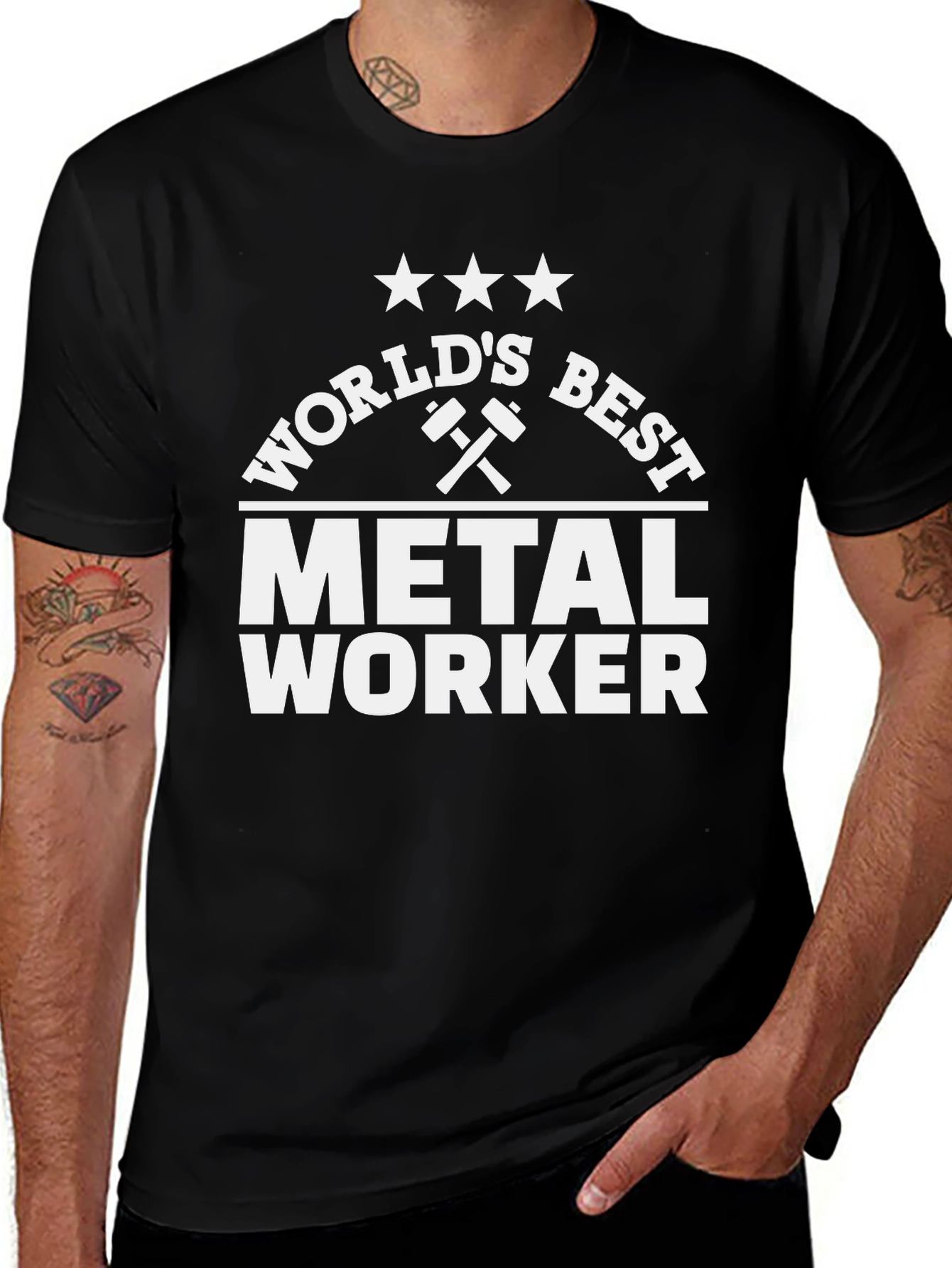 Variant 28 of World's Best Metal Worker T-Shirt