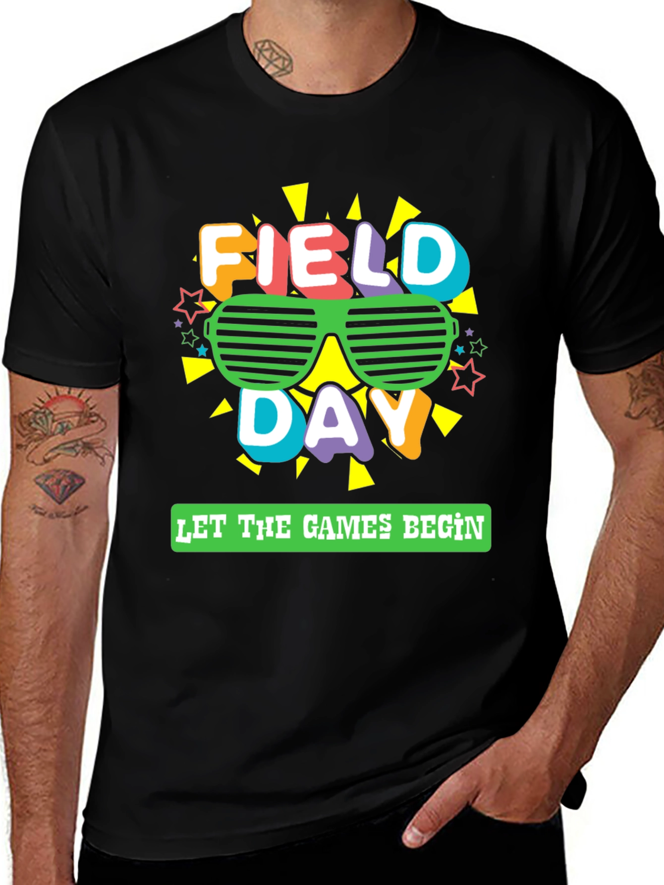 Variant 13 of Fun Field Day Graphic T-Shirt