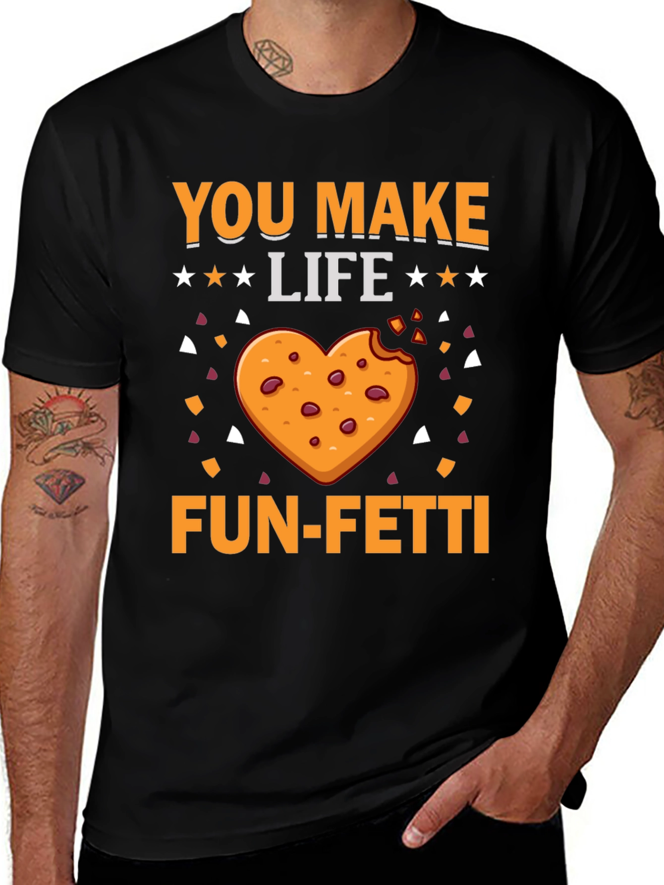 Variant 6 of Fun-Fetti T-Shirt - You Make Life Sweet