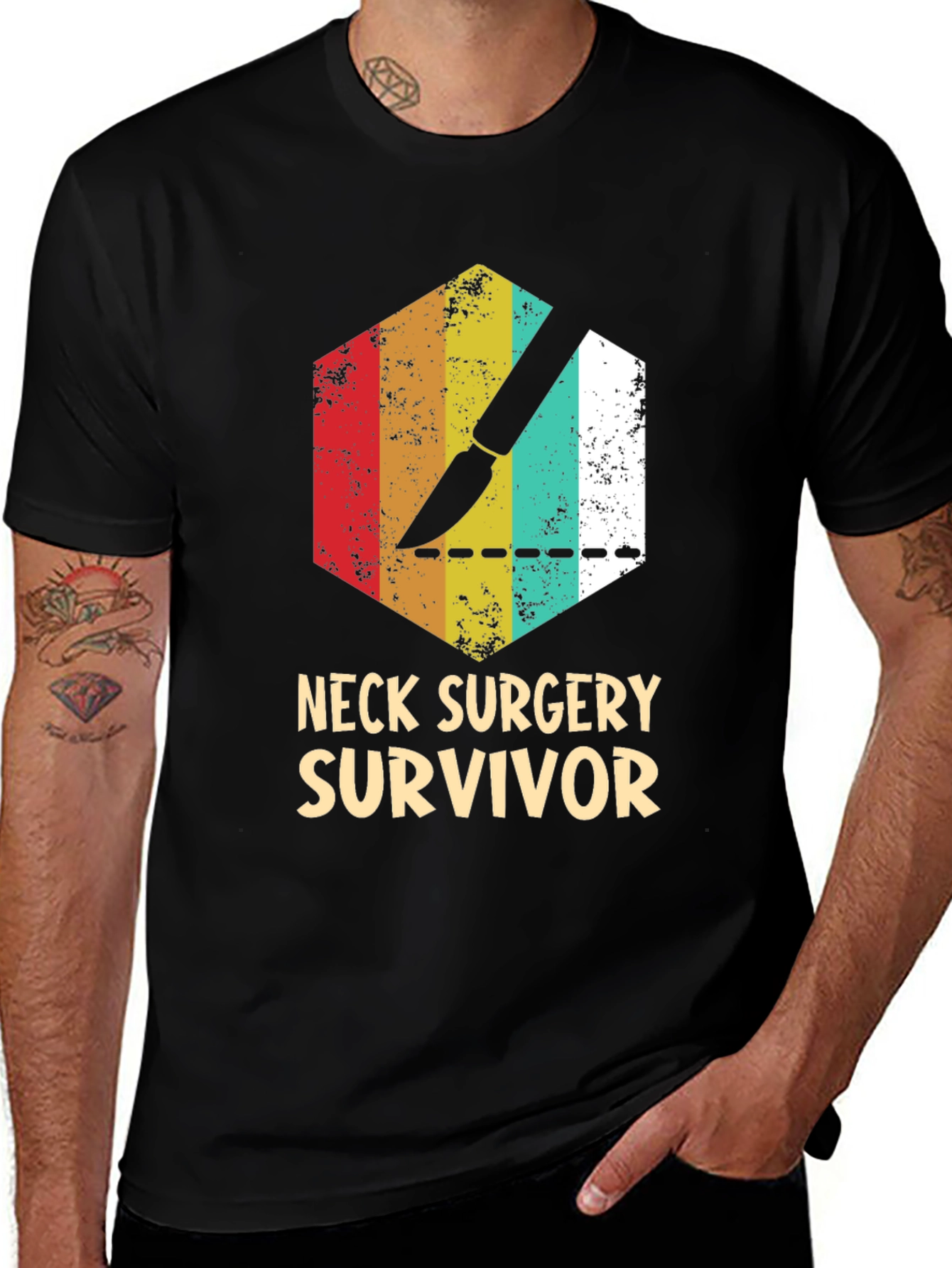 Variant 3 of Neck Surgery Survivor Graphic Tee