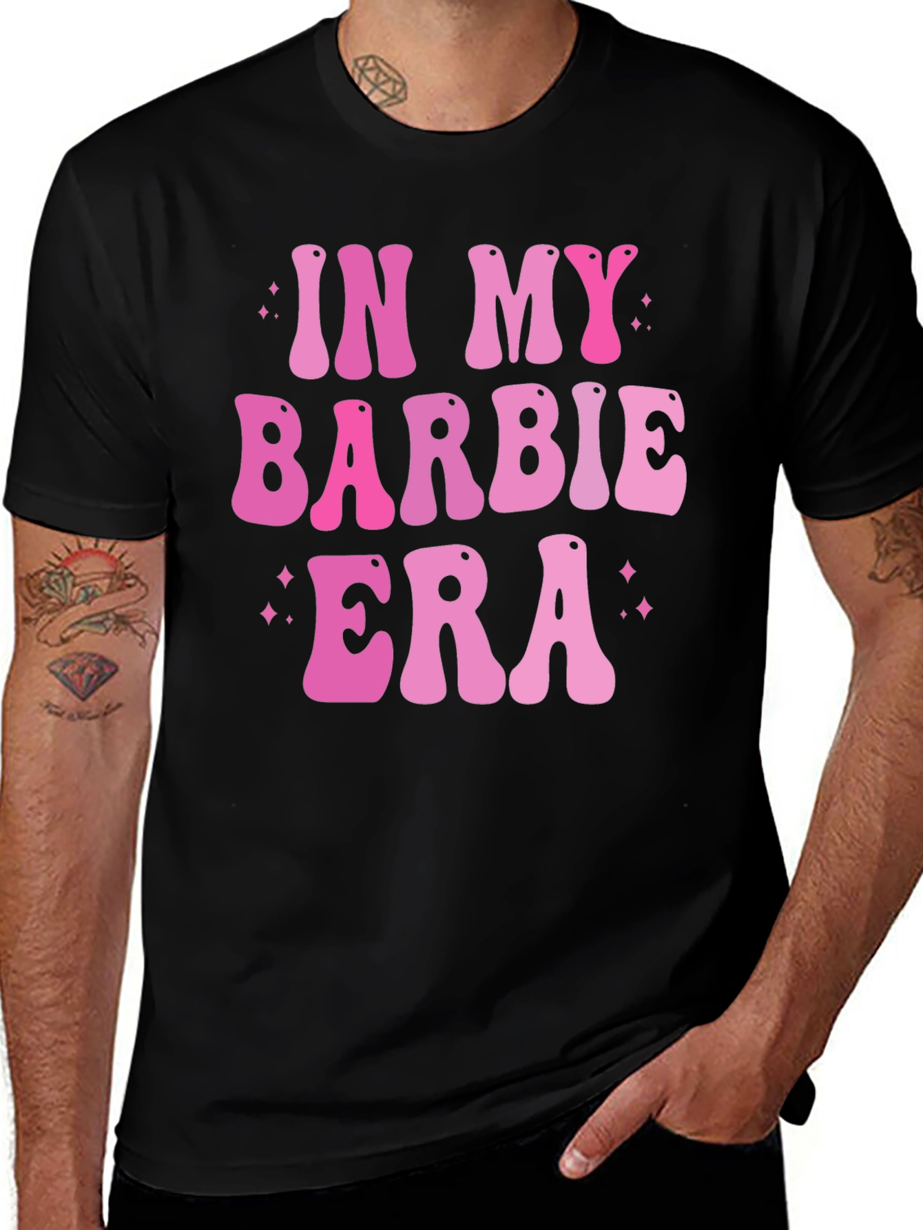 In My Barbie Era Black T-Shirt